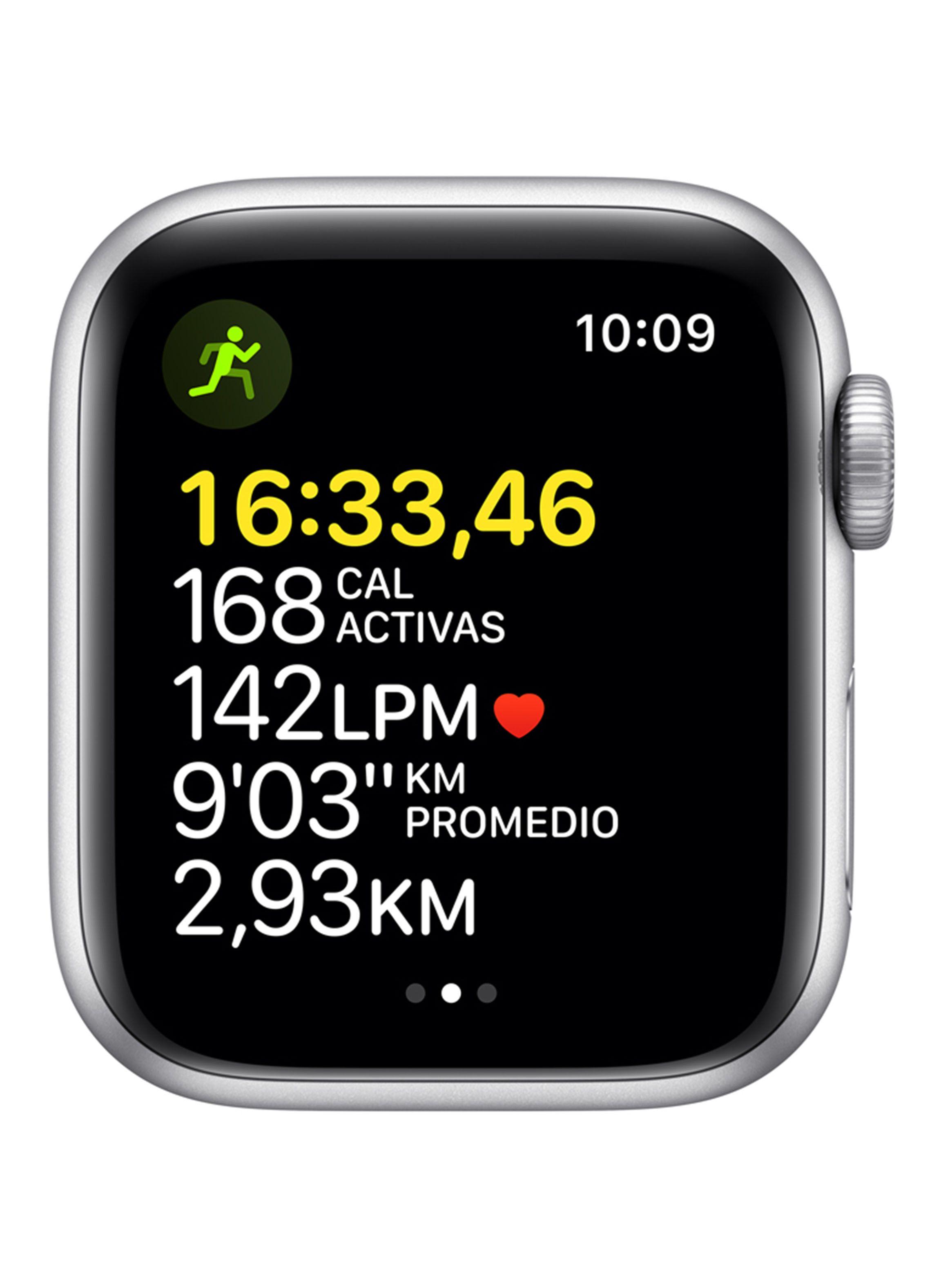 Apple Watch SE GPS 40mm Caja Aluminio Plata Correa Azul Abismo-4