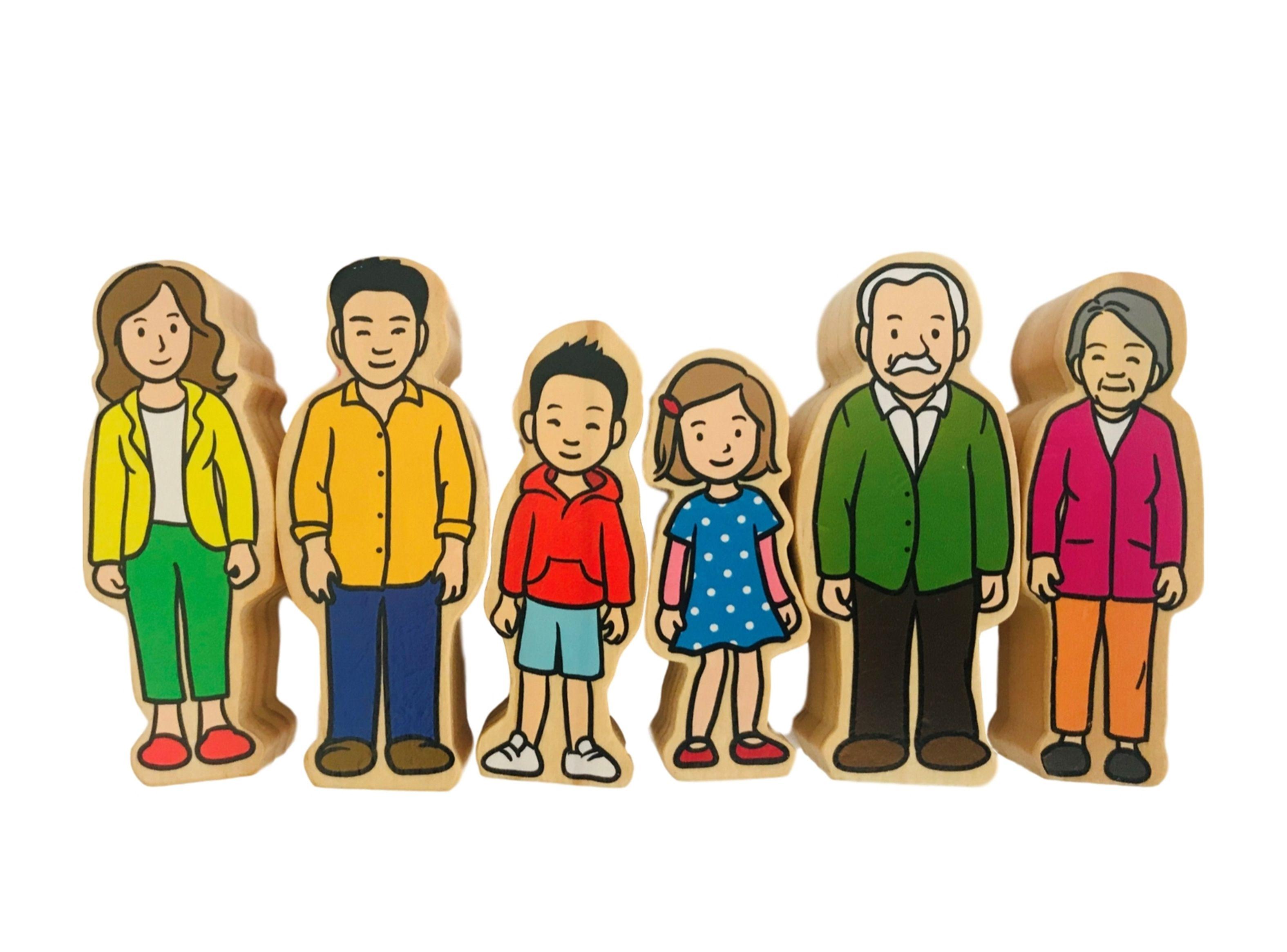 Juego Woodis Didáctico Personas del Mundo 42 Piezas-2