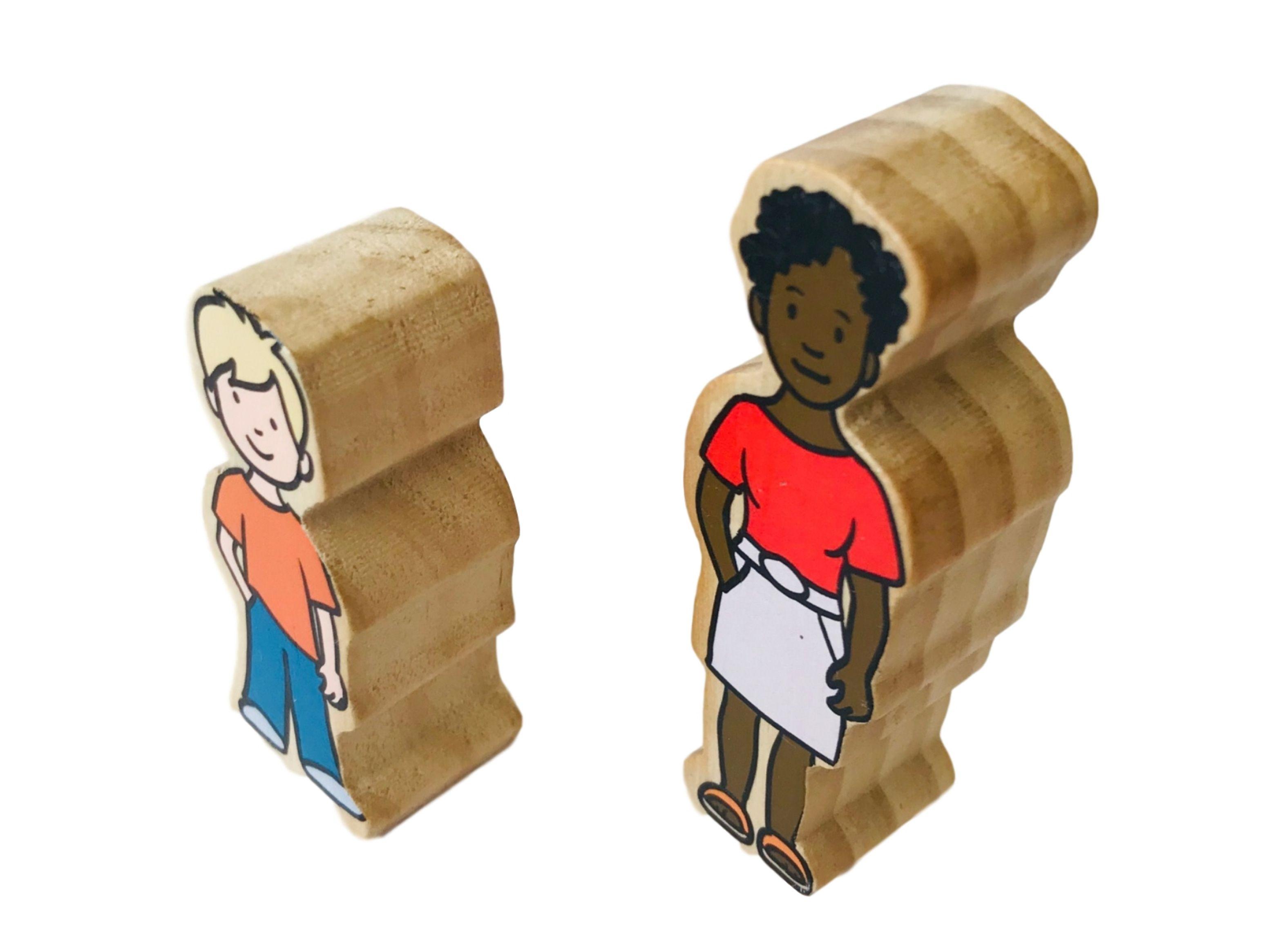 Juego Woodis Didáctico Personas del Mundo 42 Piezas-3