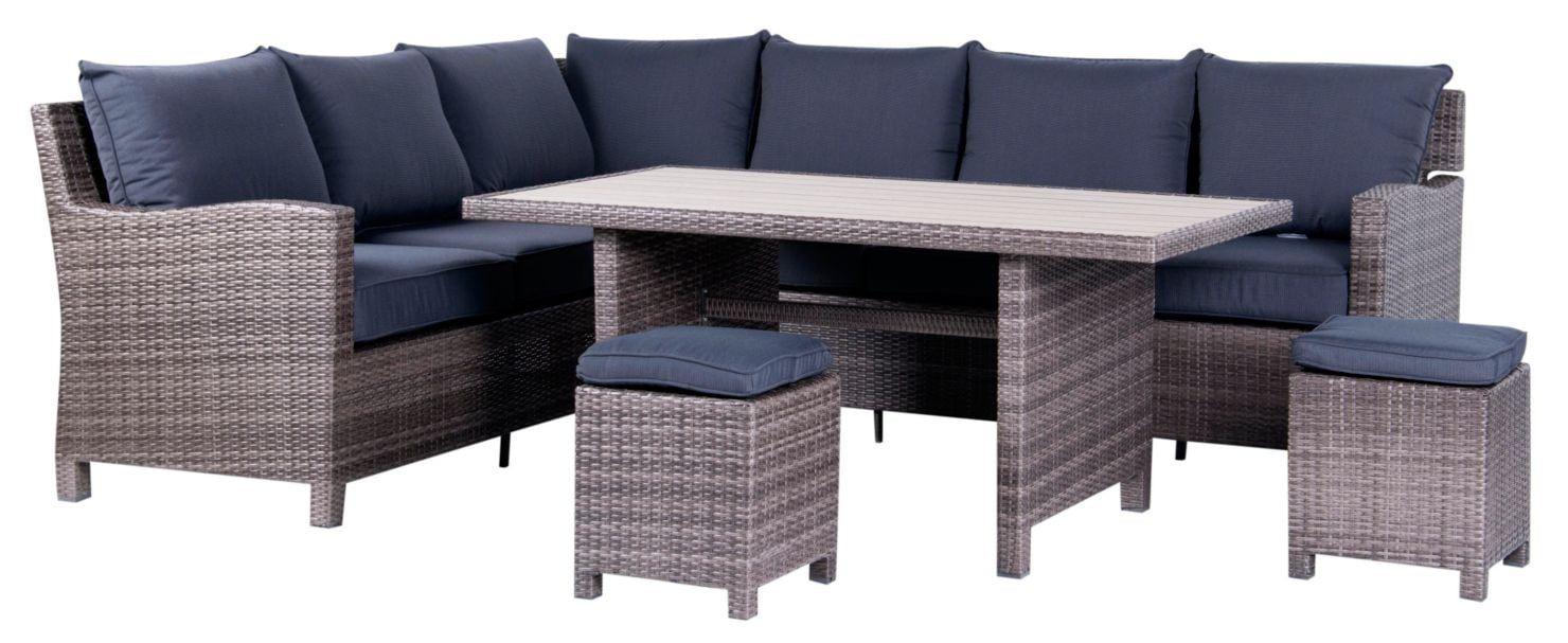 Juego Terraza Sofá Modular 5C + 2 Puff + Mesa de Centro Attimo-0