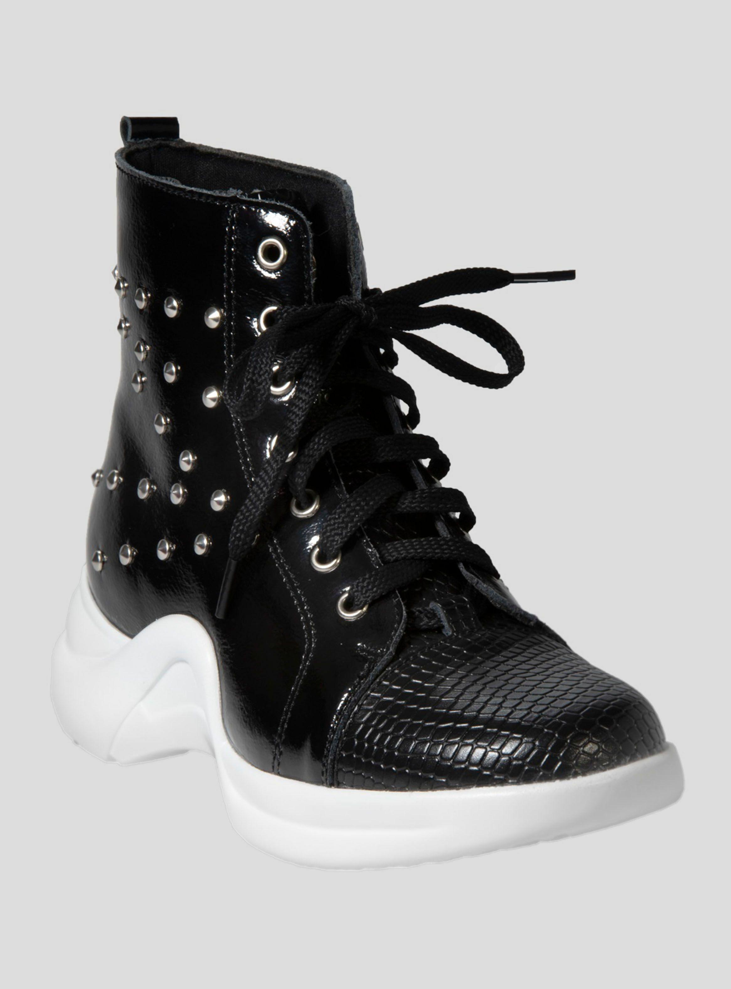 Zapatilla Exótica Boston Negro Mujer-0