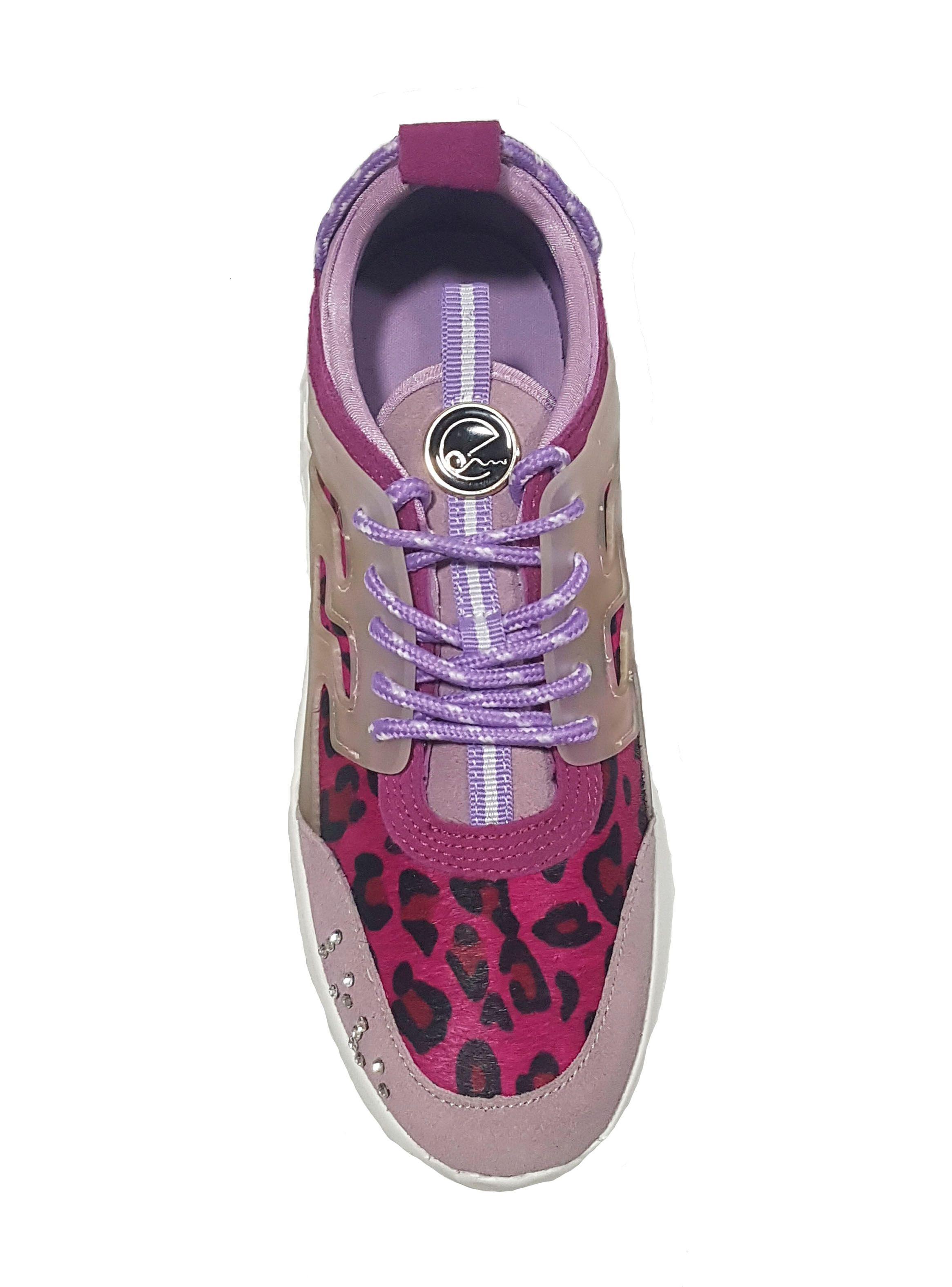 Zapatilla Exótica Imperia Fucsia Mujer-1