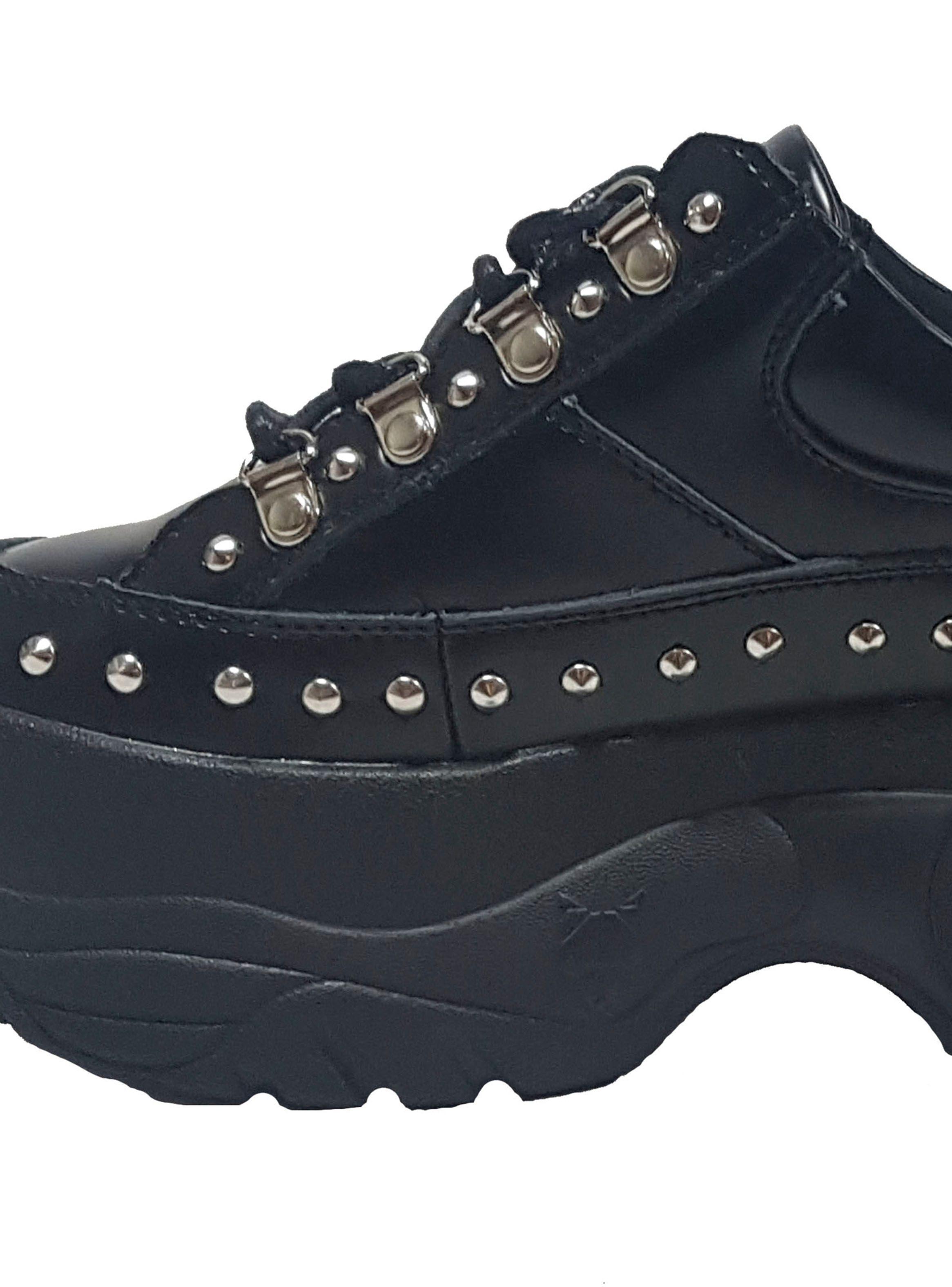 Zapatilla Exótica Verona Negro Mujer-2