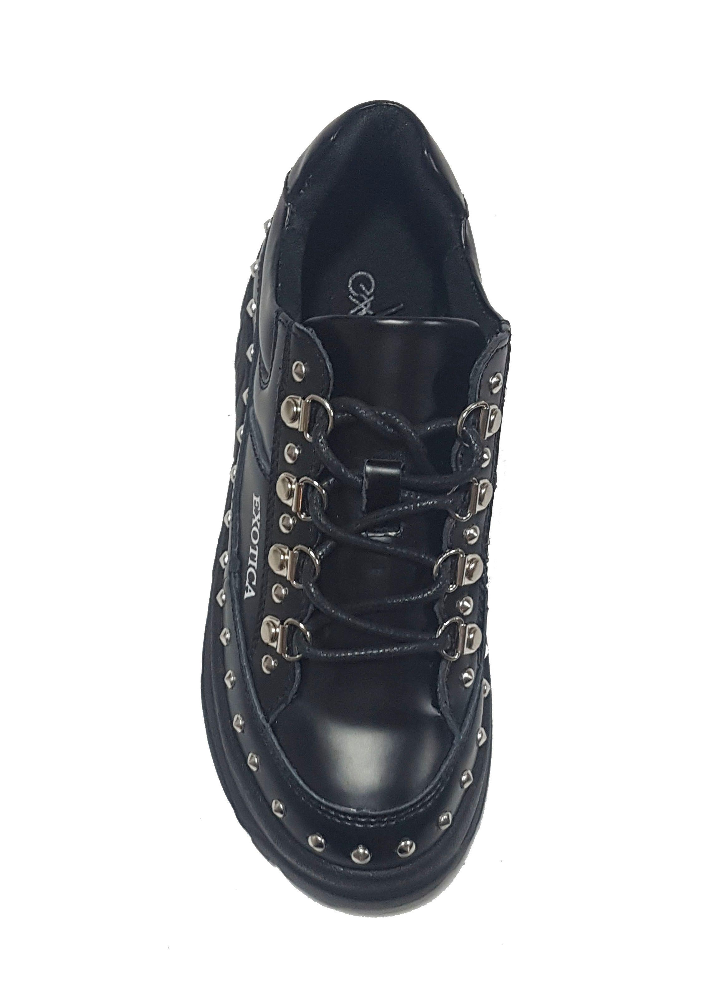 Zapatilla Exótica Verona Negro Mujer-1