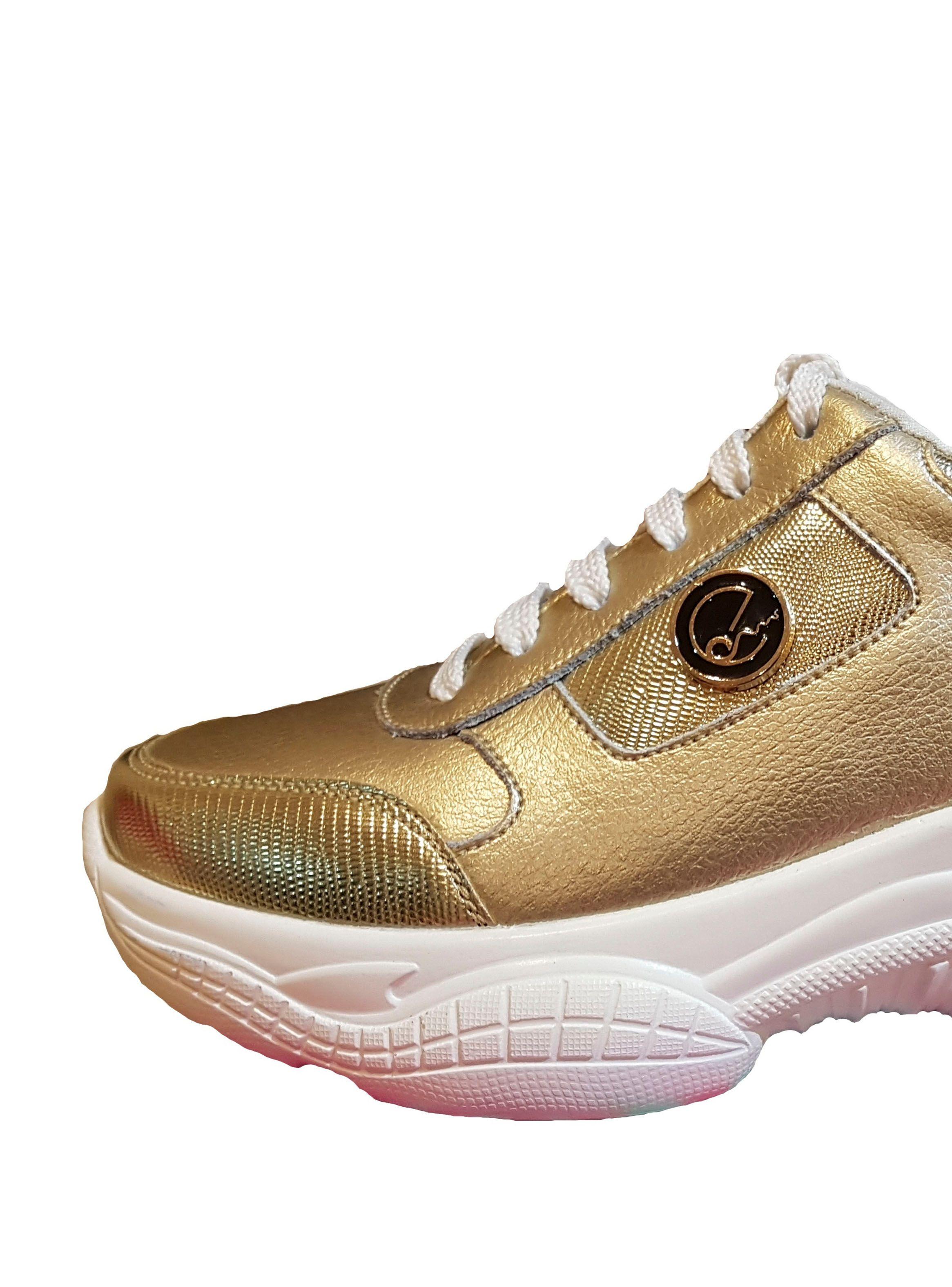 Zapatilla Exótica Siena Dorado Mujer-1