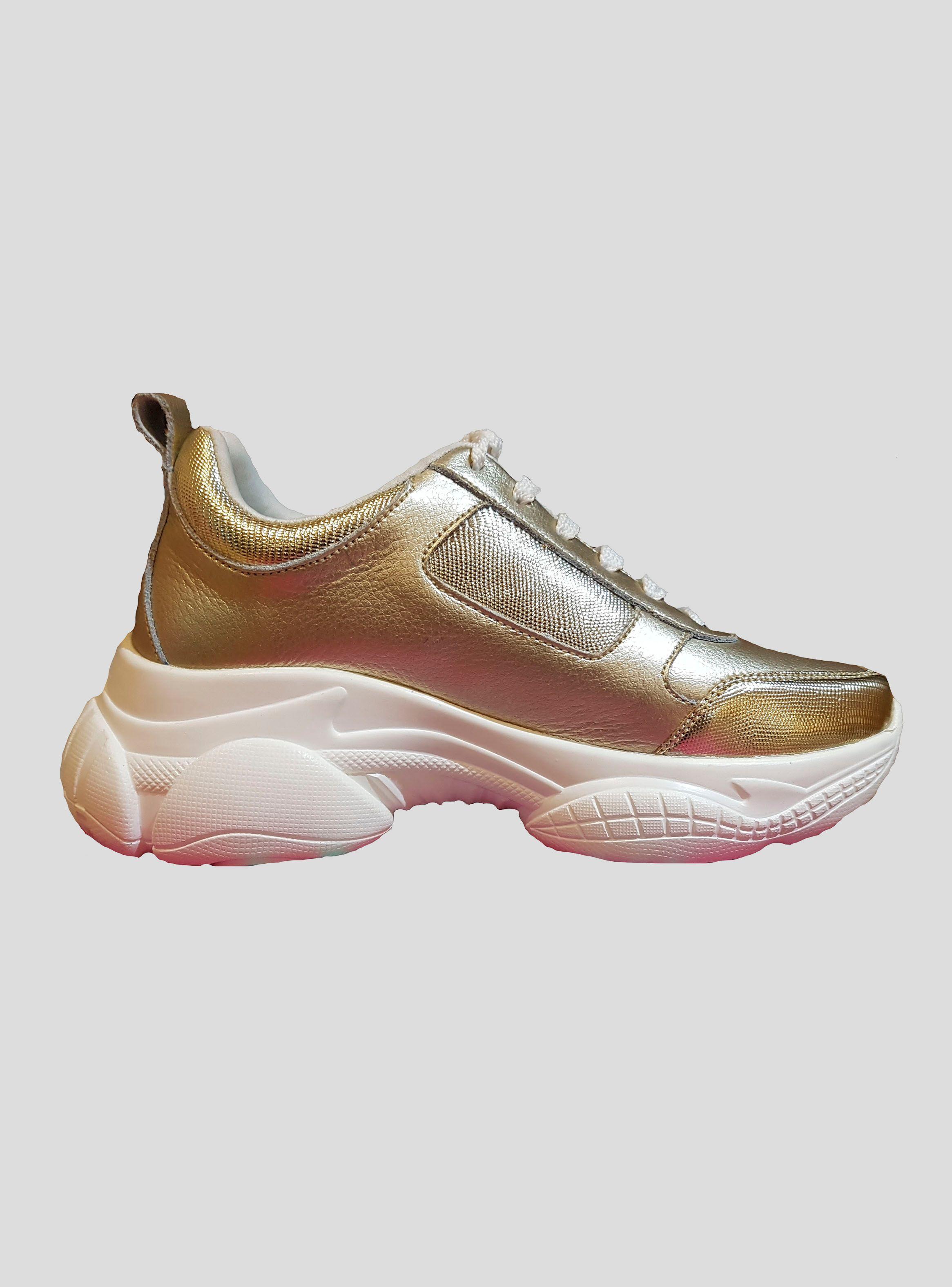 Zapatilla Exótica Siena Dorado Mujer-0