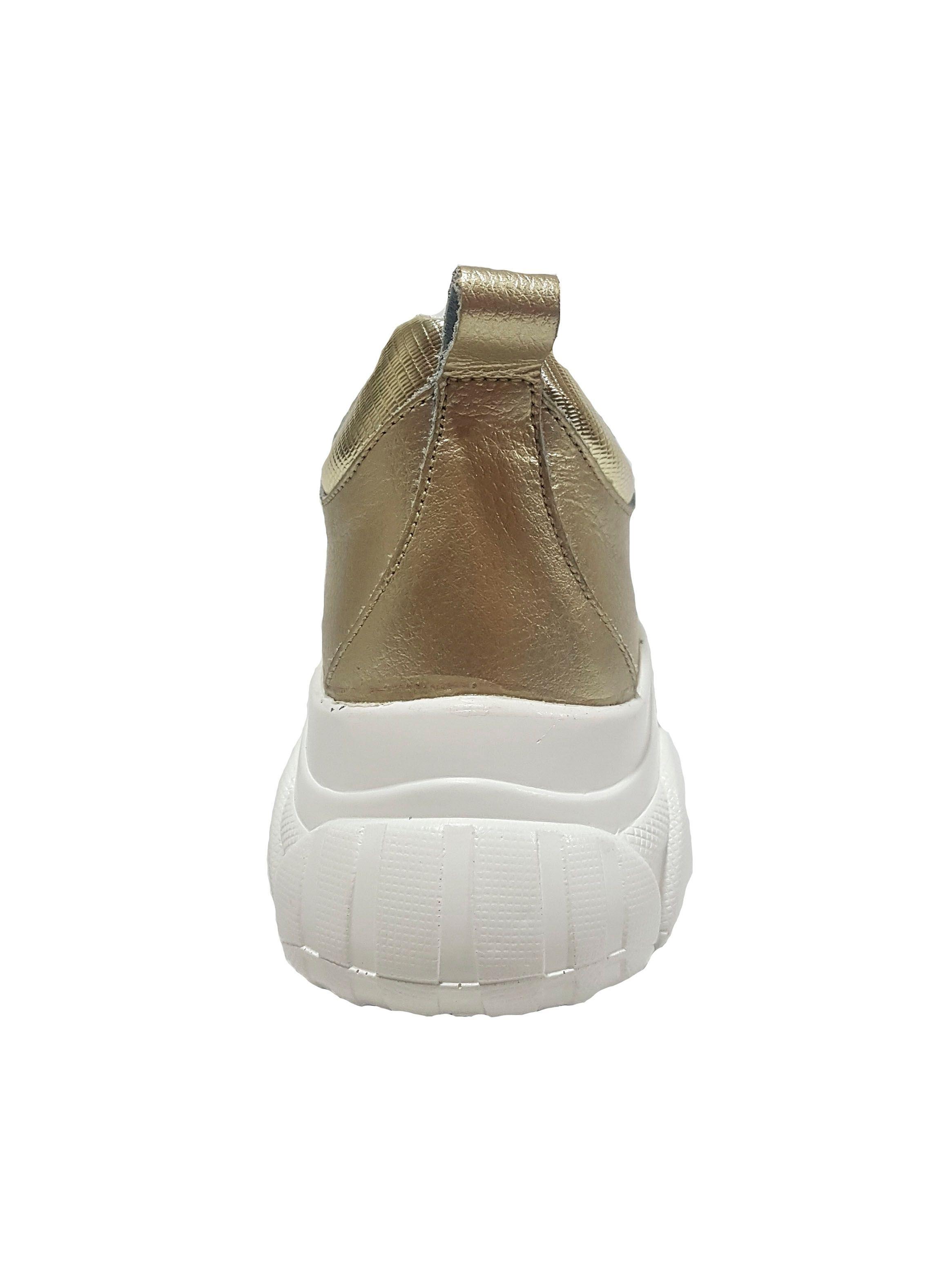Zapatilla Exótica Siena Dorado Mujer-2