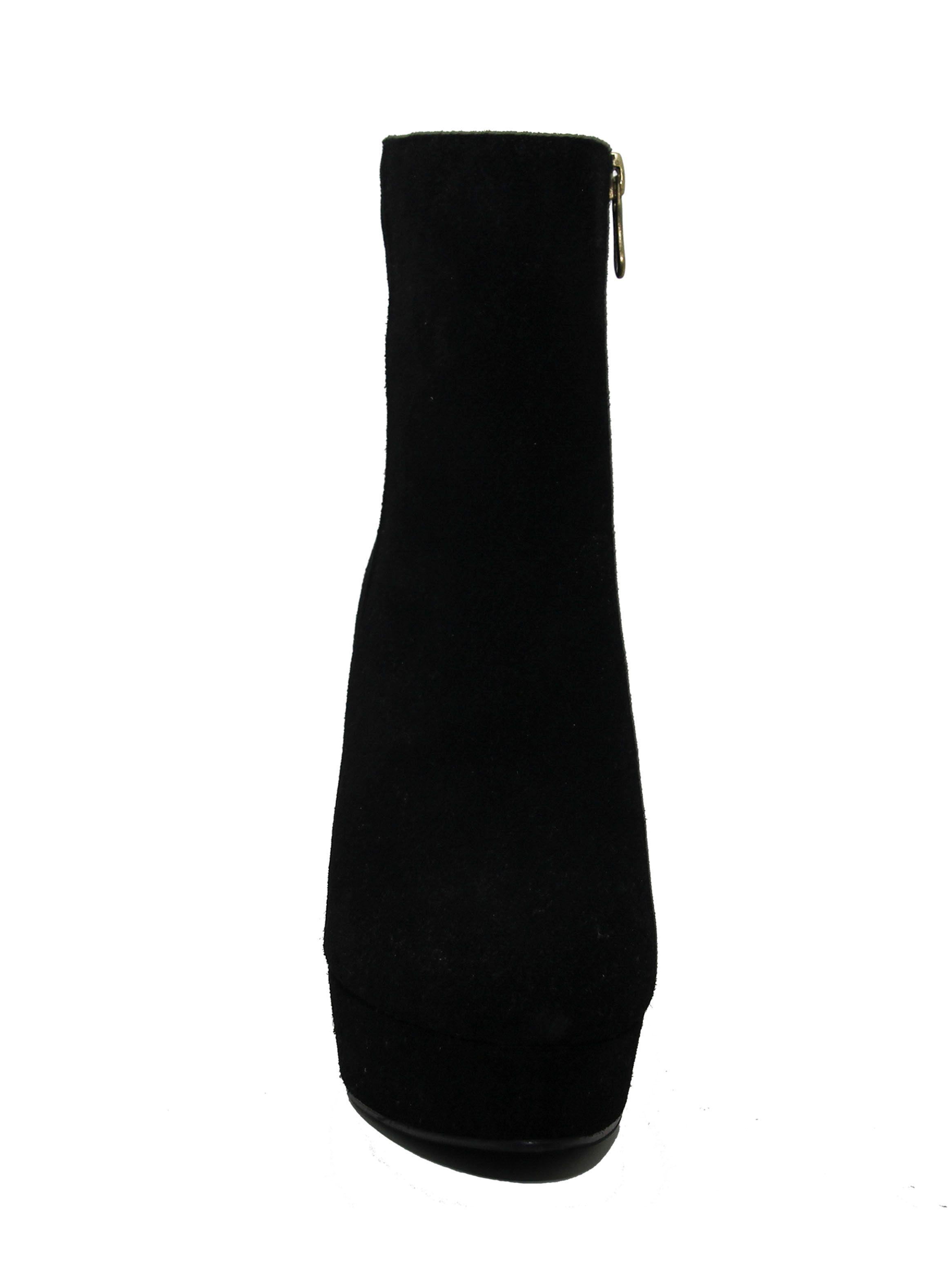 Botín Exótica Arcadia Taco Alto Reno Negro Mujer-1