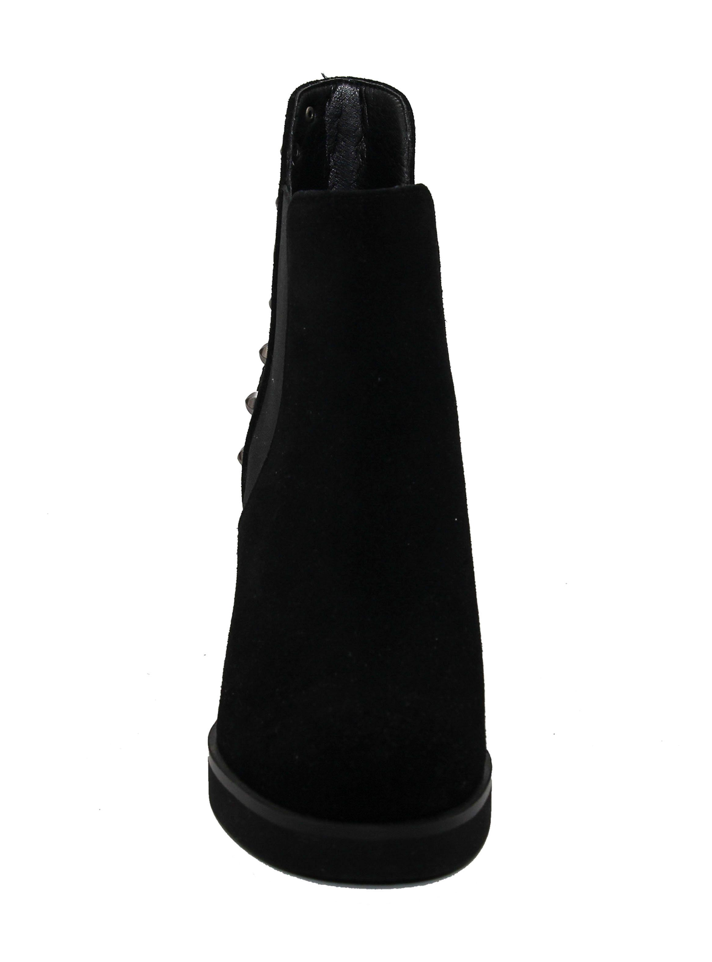 Botín Exótica Prespa Taco Alto Negro Mujer-1