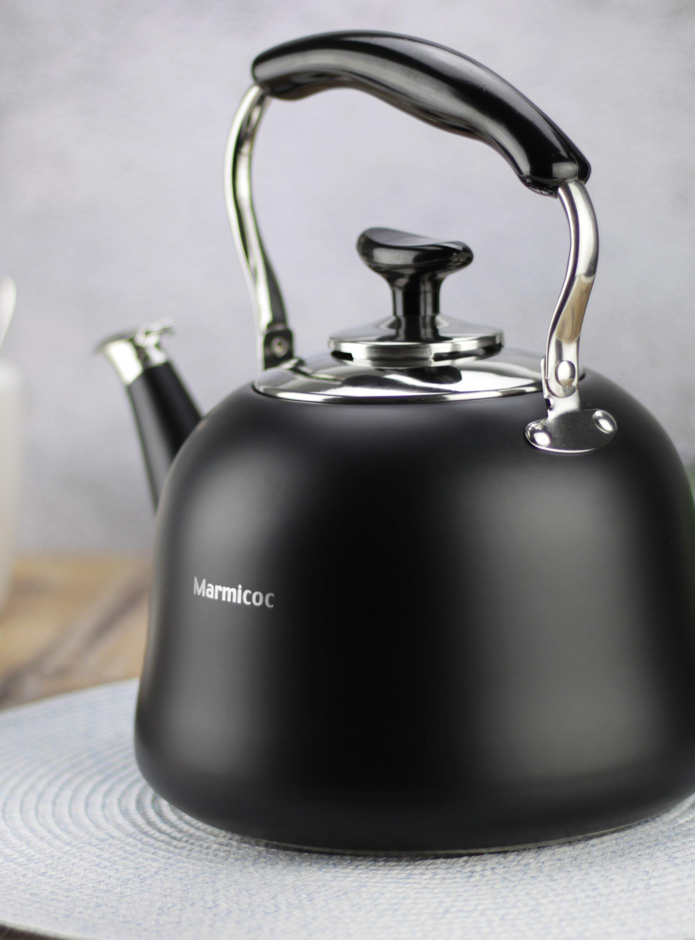 Tetera Sara Black 2.8 Litros Acero Negro-3