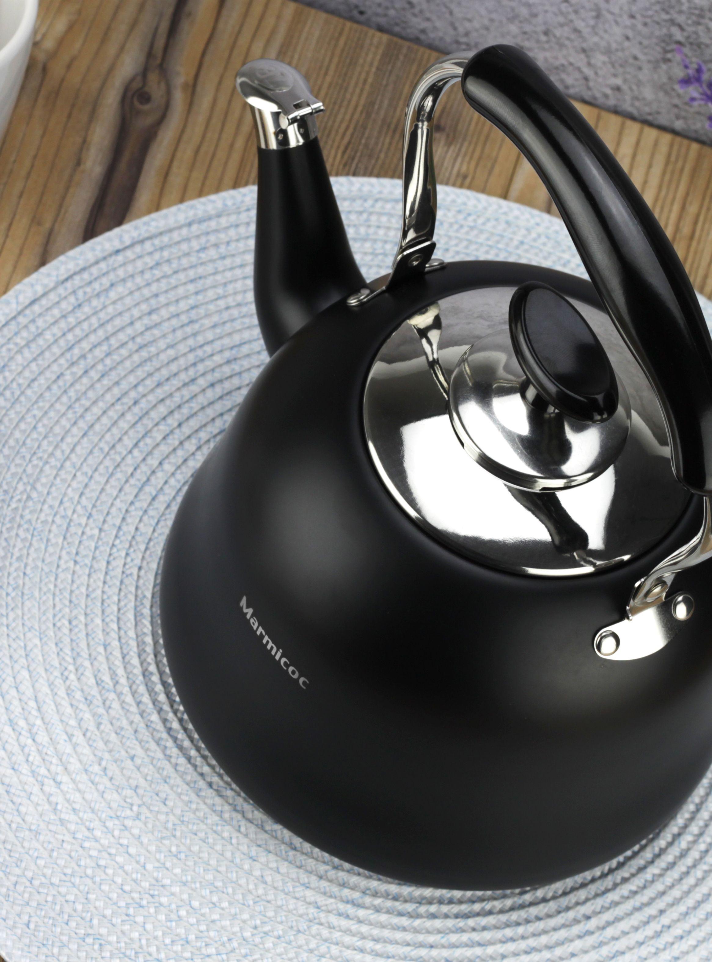 Tetera Sara Black 2.8 Litros Acero Negro-4