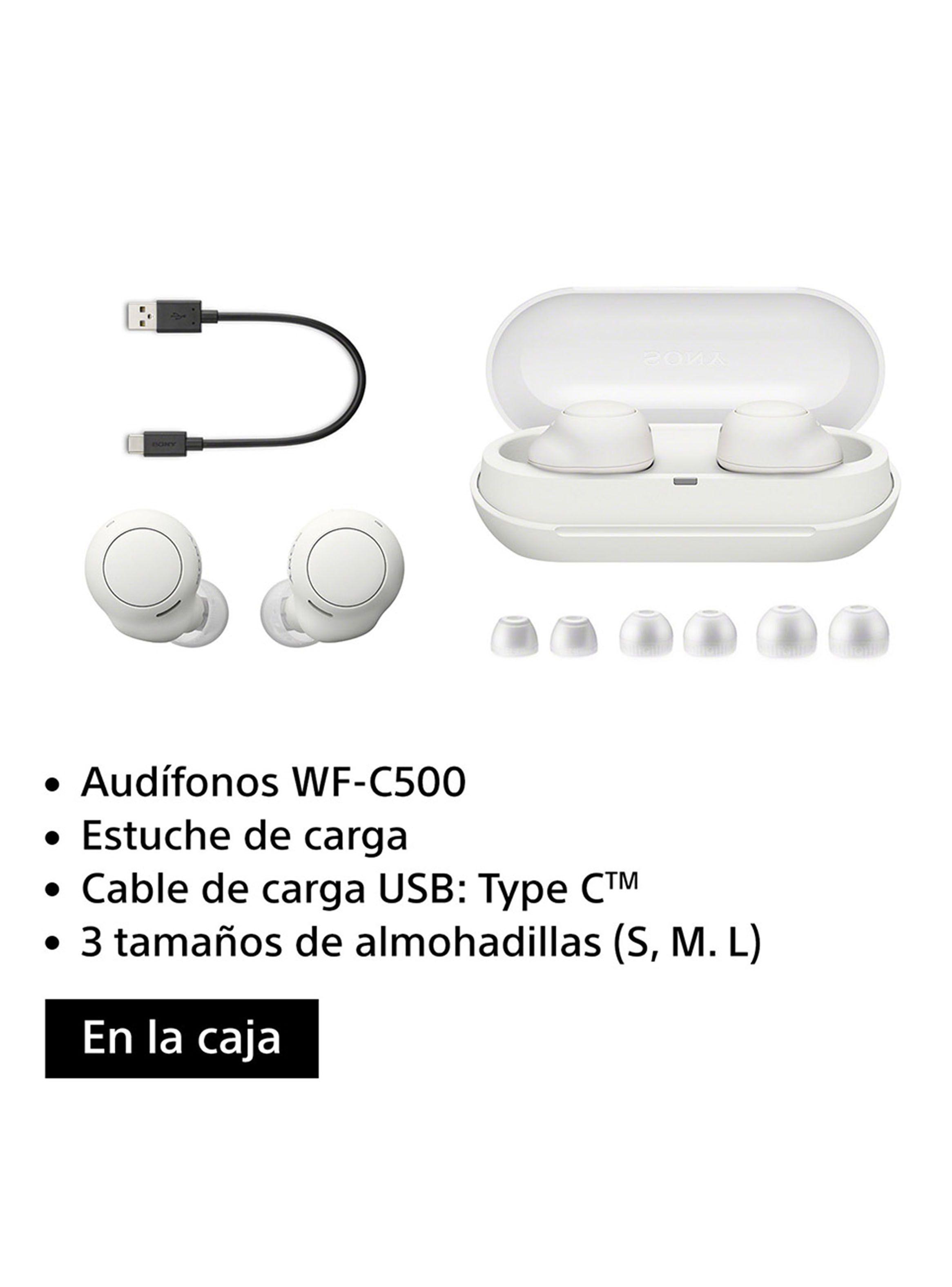Audífonos Bluetooth True Wireless WF-C500 Blanco-1