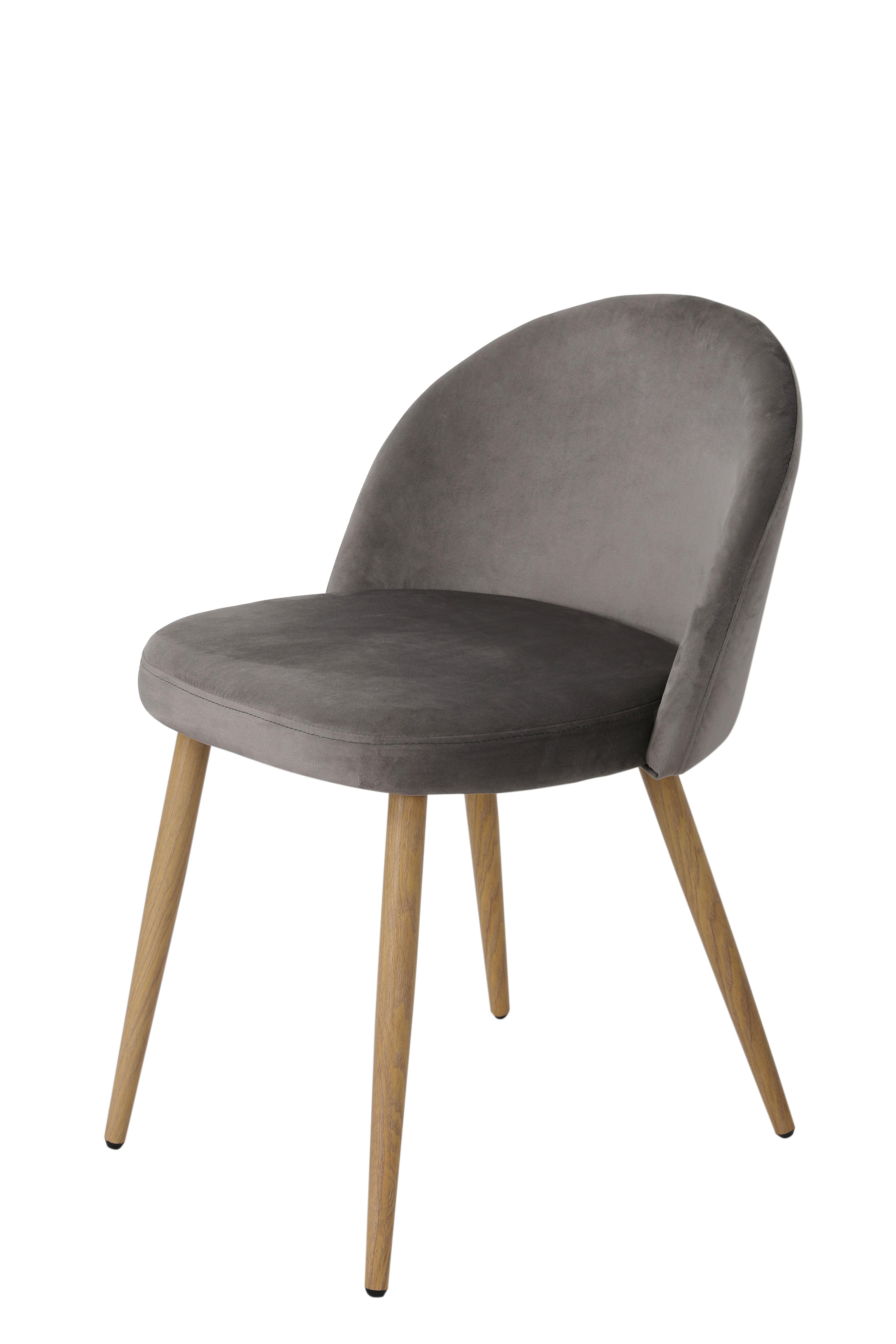 Set 2 Sillas de Comedor Gabrielle Gris-4