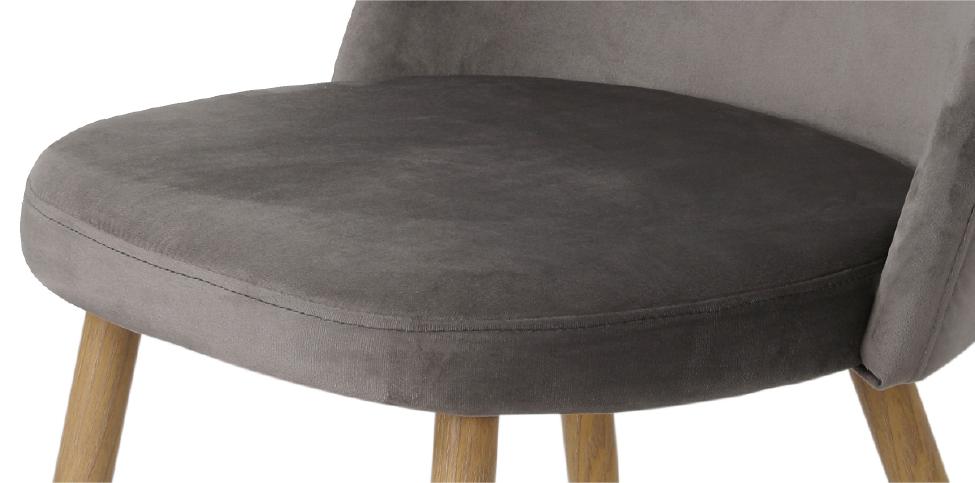 Set 2 Sillas de Comedor Gabrielle Gris-3