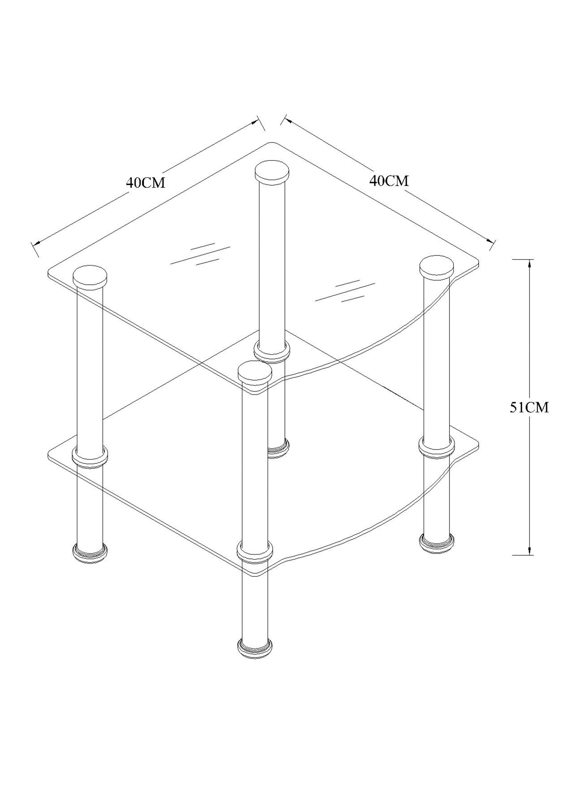 Mesa Lateral Promo 40x40x50 cm Stylo-2