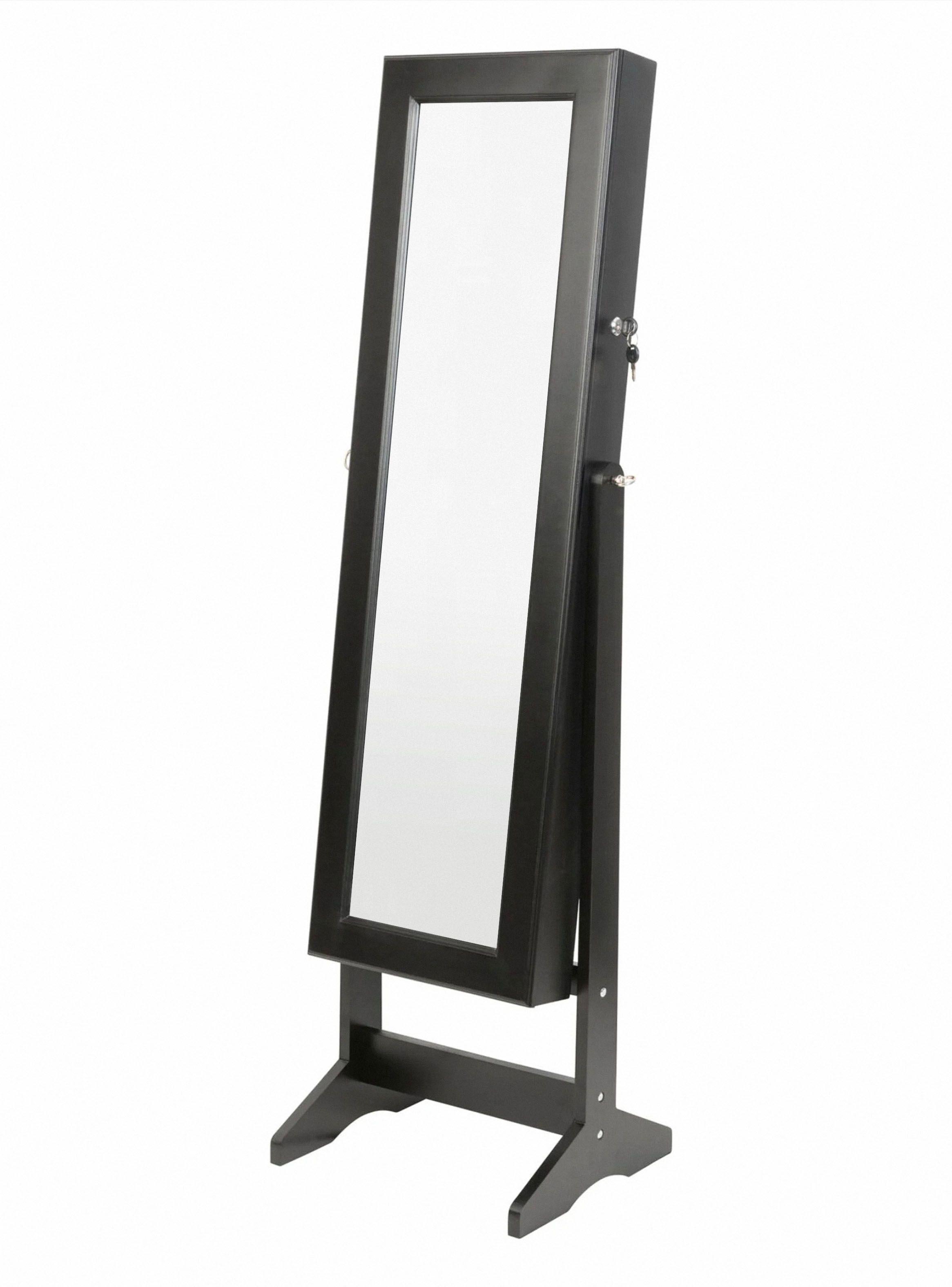 Espejo Joyero 146 cm Negro-1