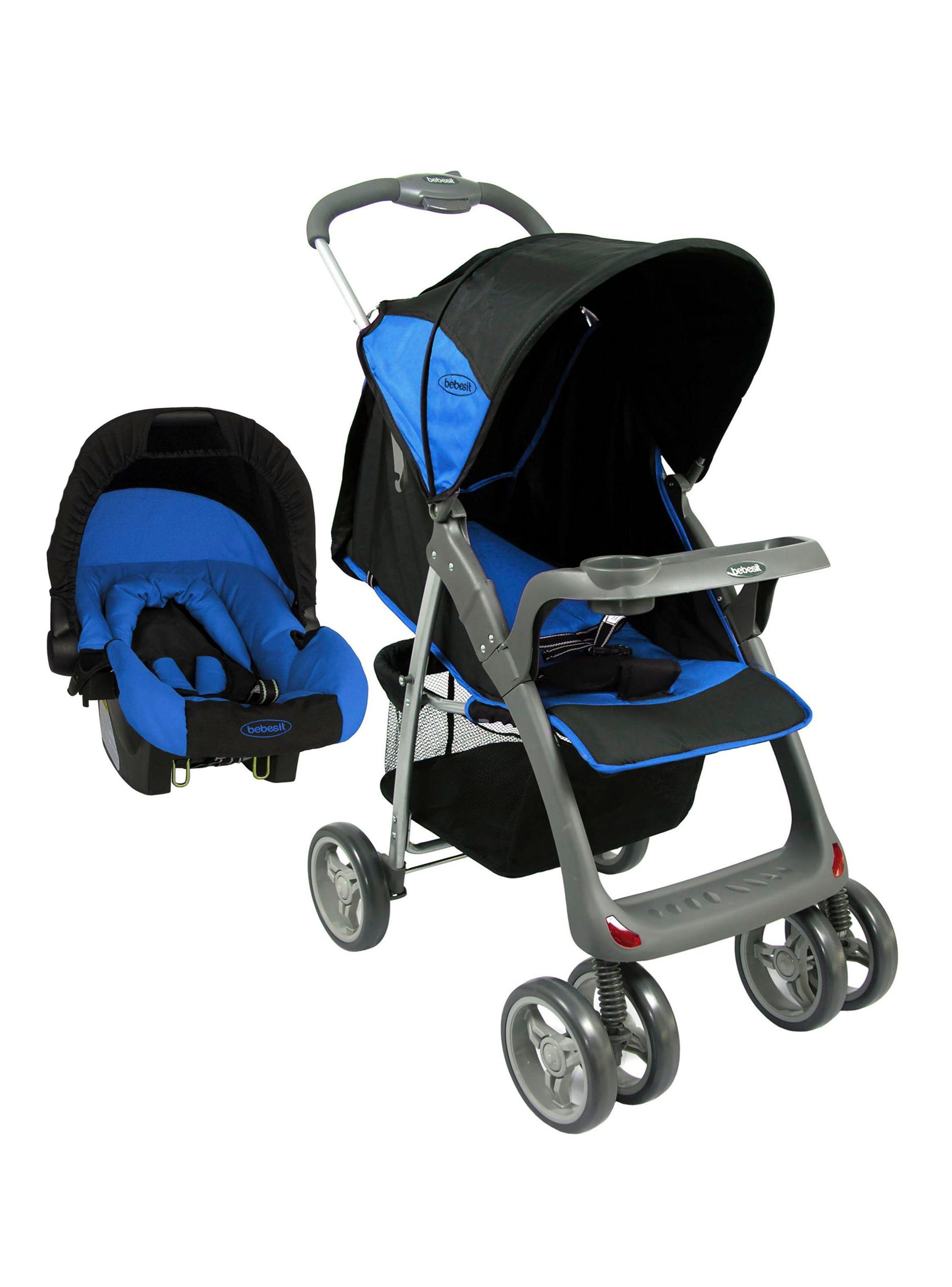 Coche Travel System Jazz Rojo Bebesit-0