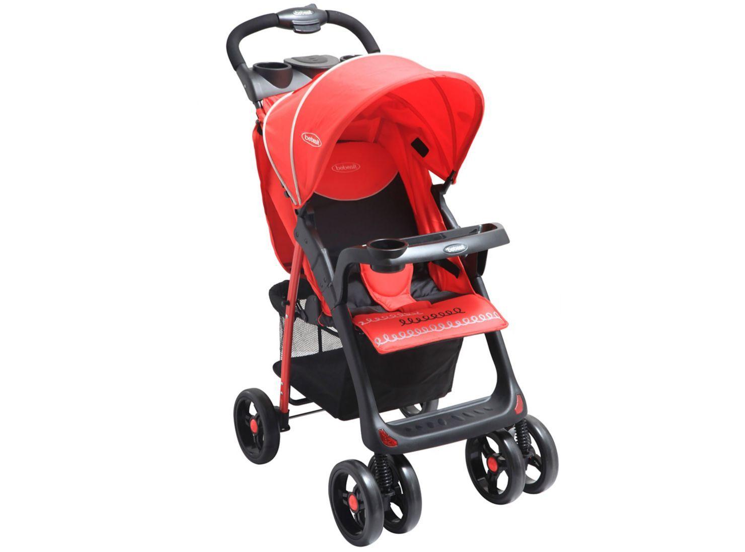 Coche Travel System Jazz Rojo Bebesit-1