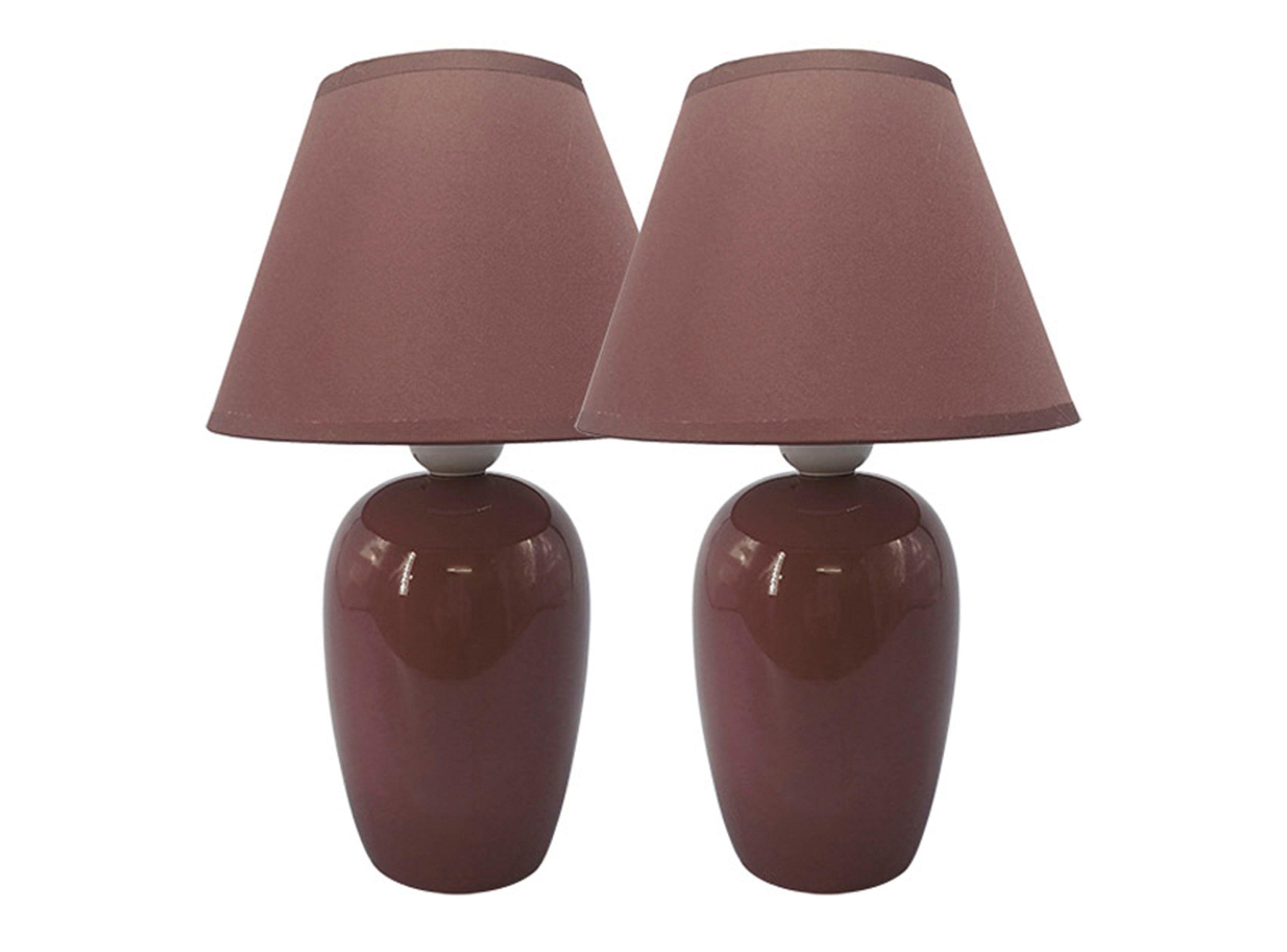 Set 2 Lámparas de Sobremesa CH8230 Chocolate Tempora-0