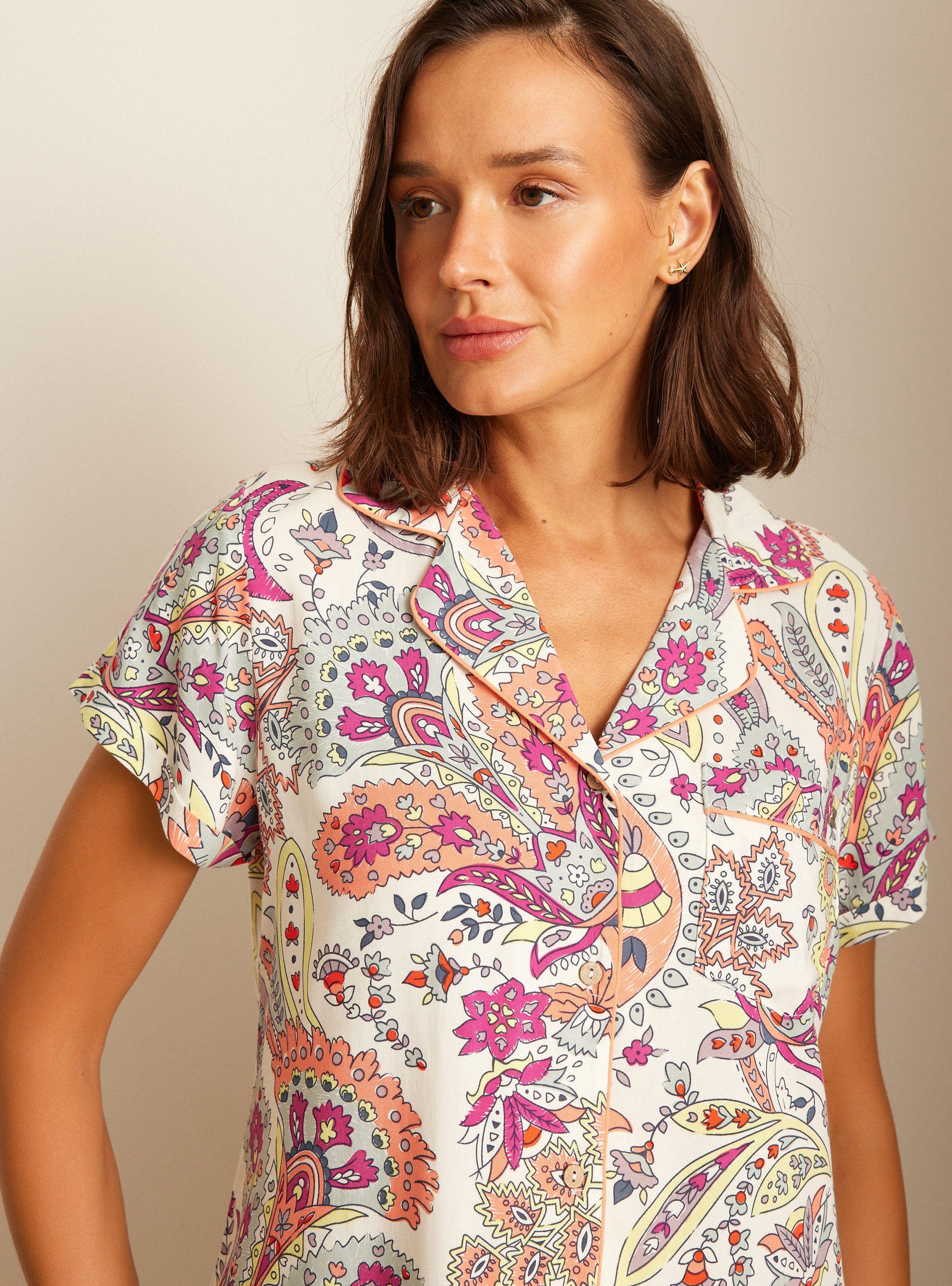 Pijama Camisero con Short-2