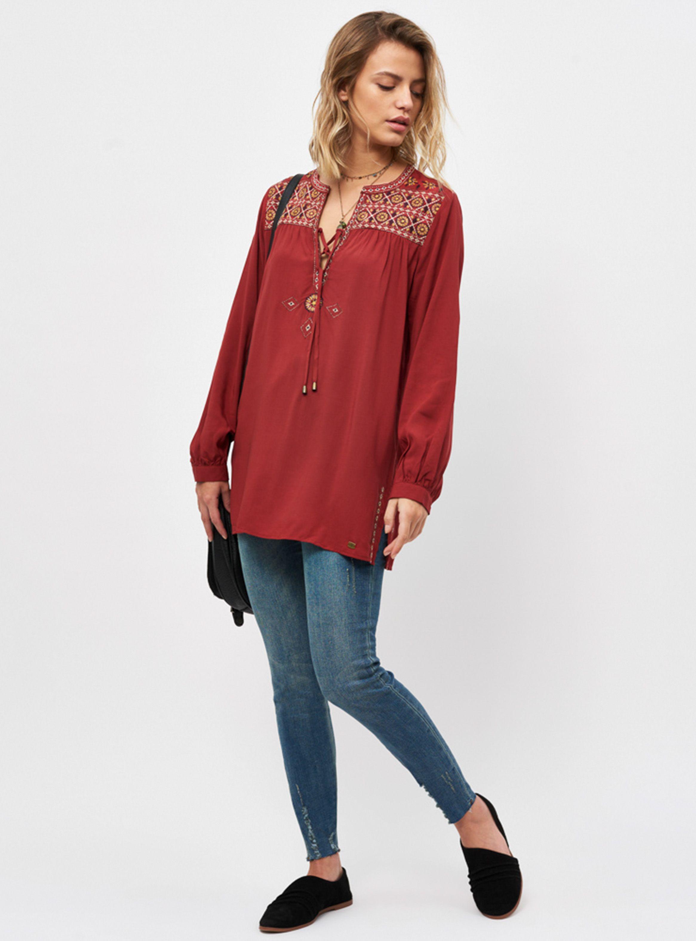 Blusa Larga Bordada Umbrale Woman-3