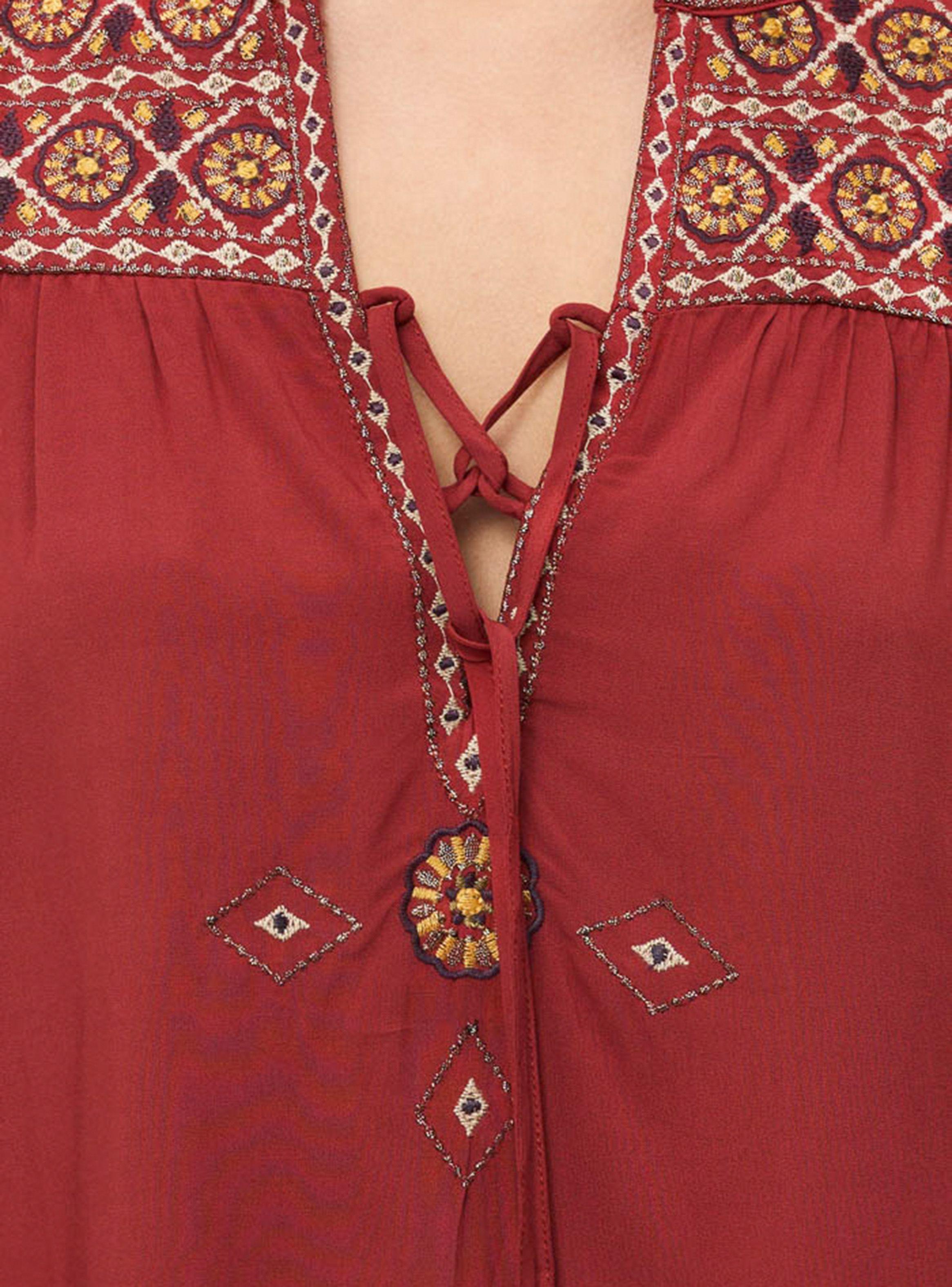 Blusa Larga Bordada Umbrale Woman-2