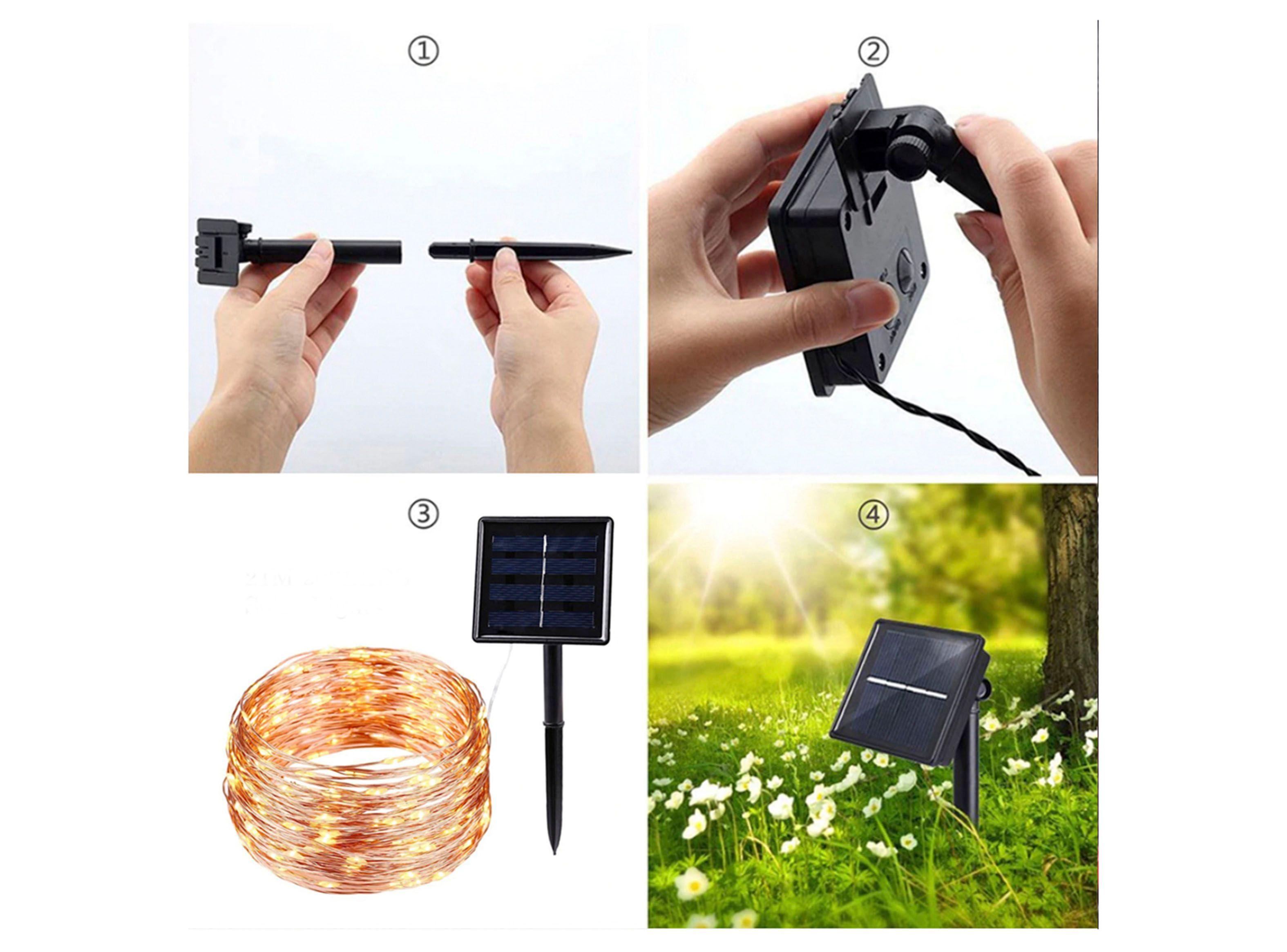 Guirnalda Lup Luced LED 10 Mts Solares-1