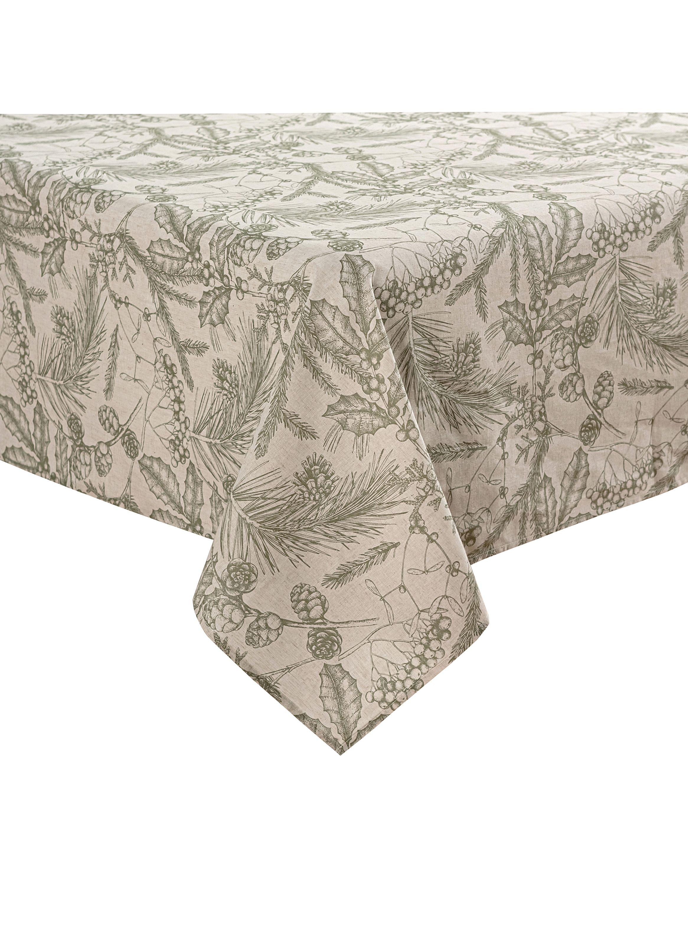 Mantel Navideño 180x300 cm Verde-0