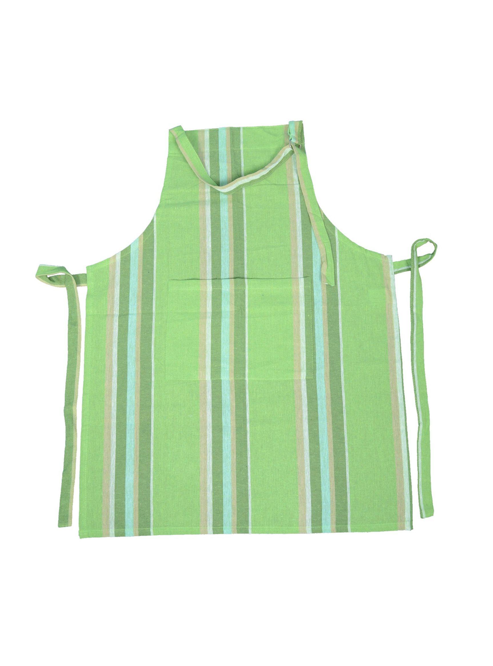 Set Kadar 2 Delantales de Cocina Líneas Verdes-0