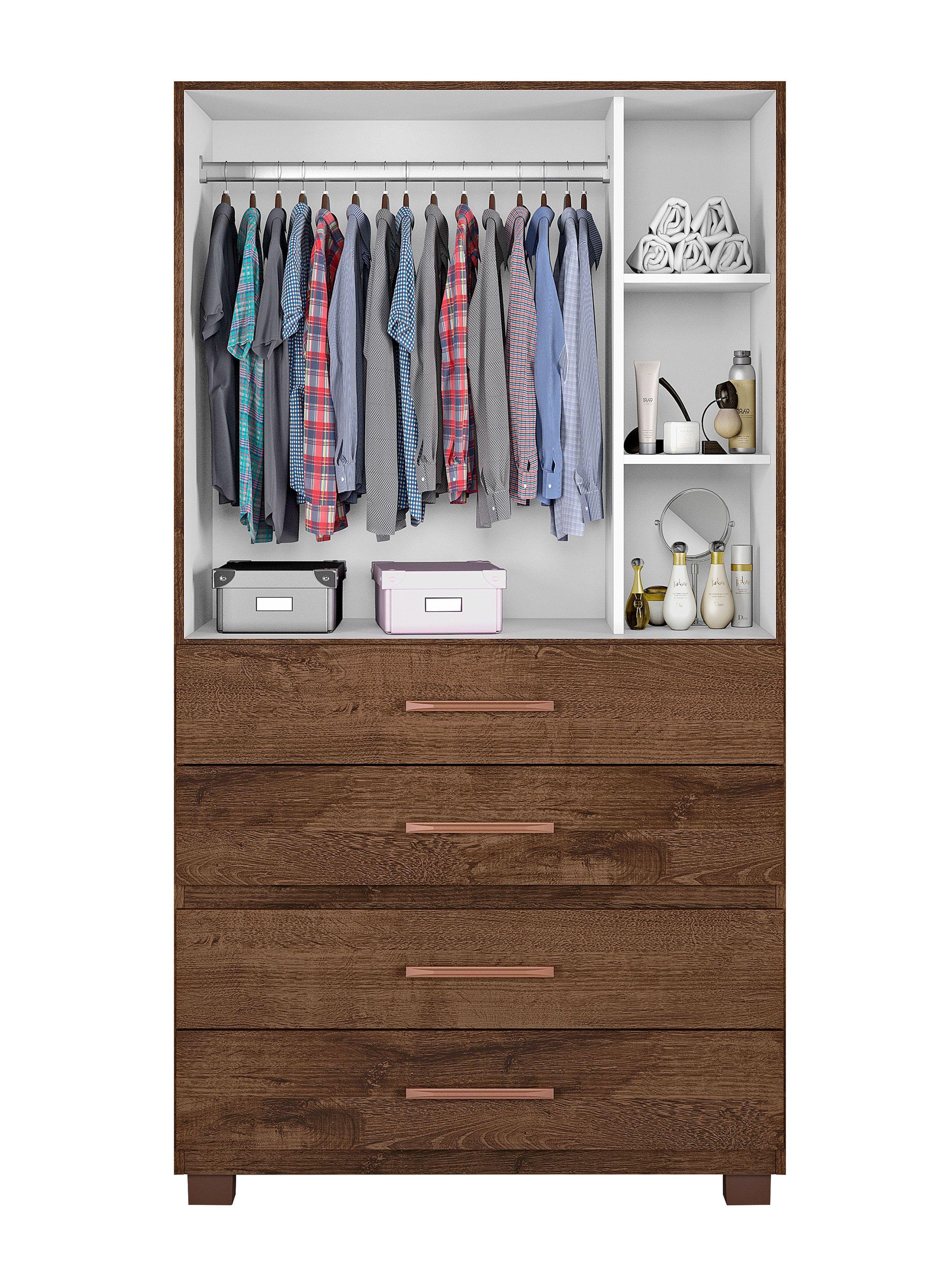 Estante Mineirao 2 Puertas 4 Cajones-2