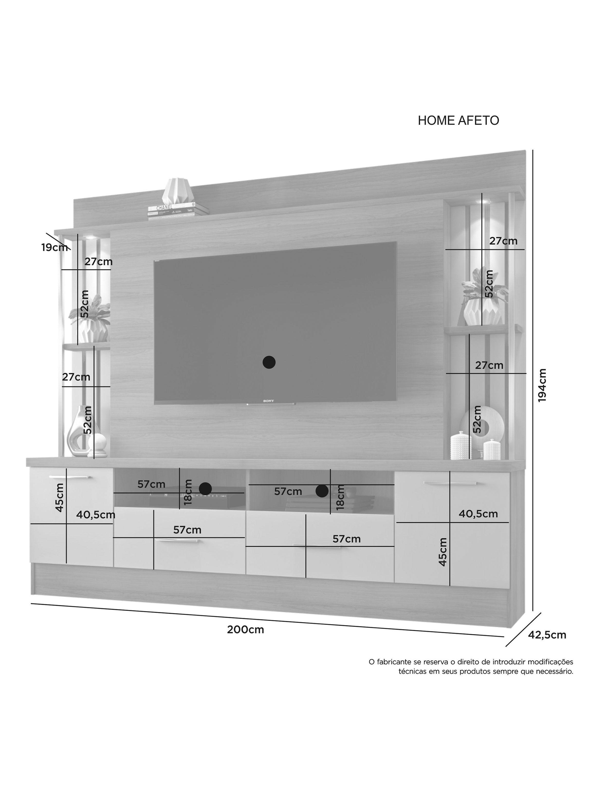 Home TV Afeto 2 Cajones 2 Puertas-1