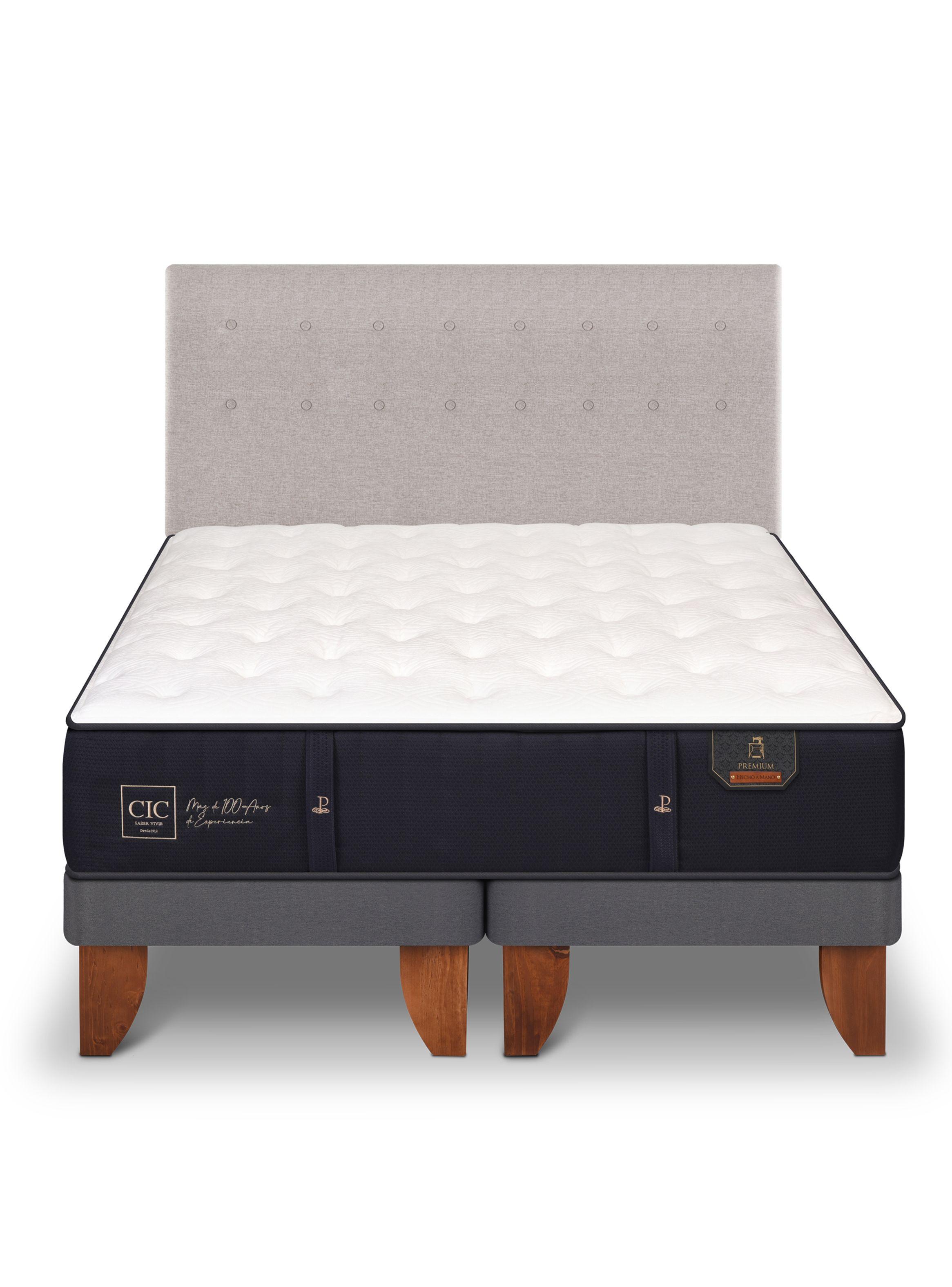 Cama Europea Premium King + Respaldo Tigris-2