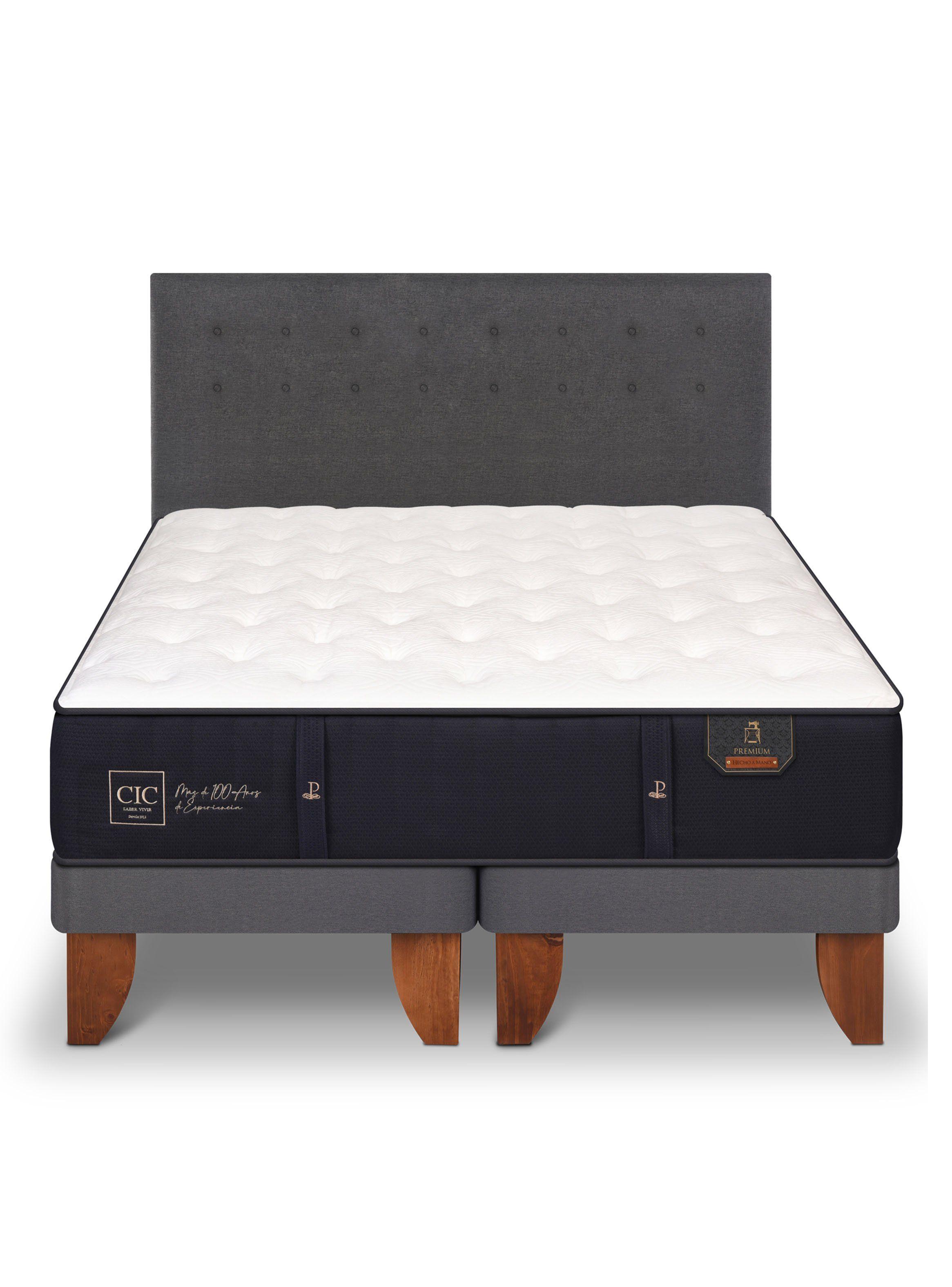Cama Europea Premium King + Respaldo Eufrates-2