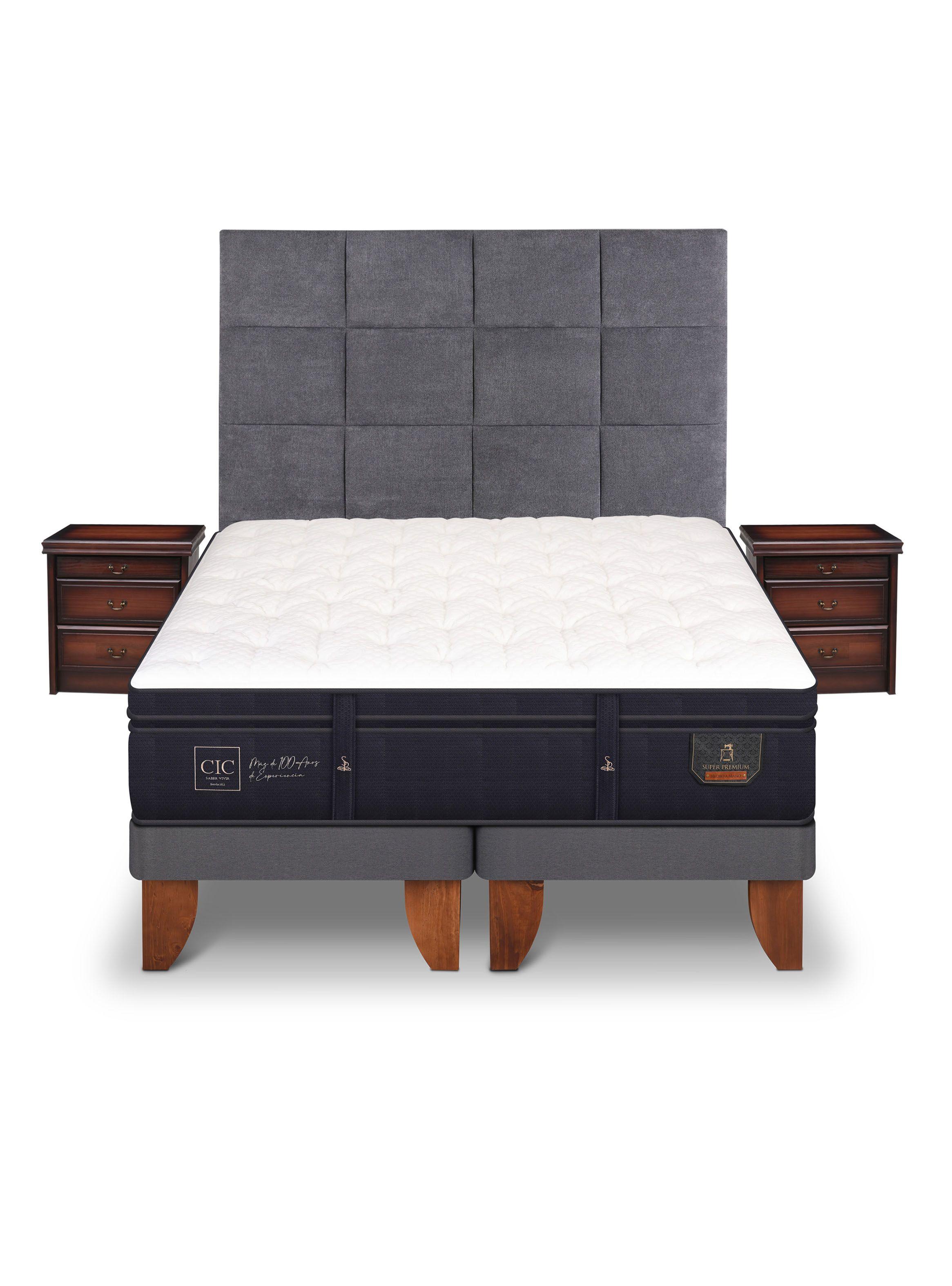 Cama Europea Super Premium Super King + Muebles Tamesis-2