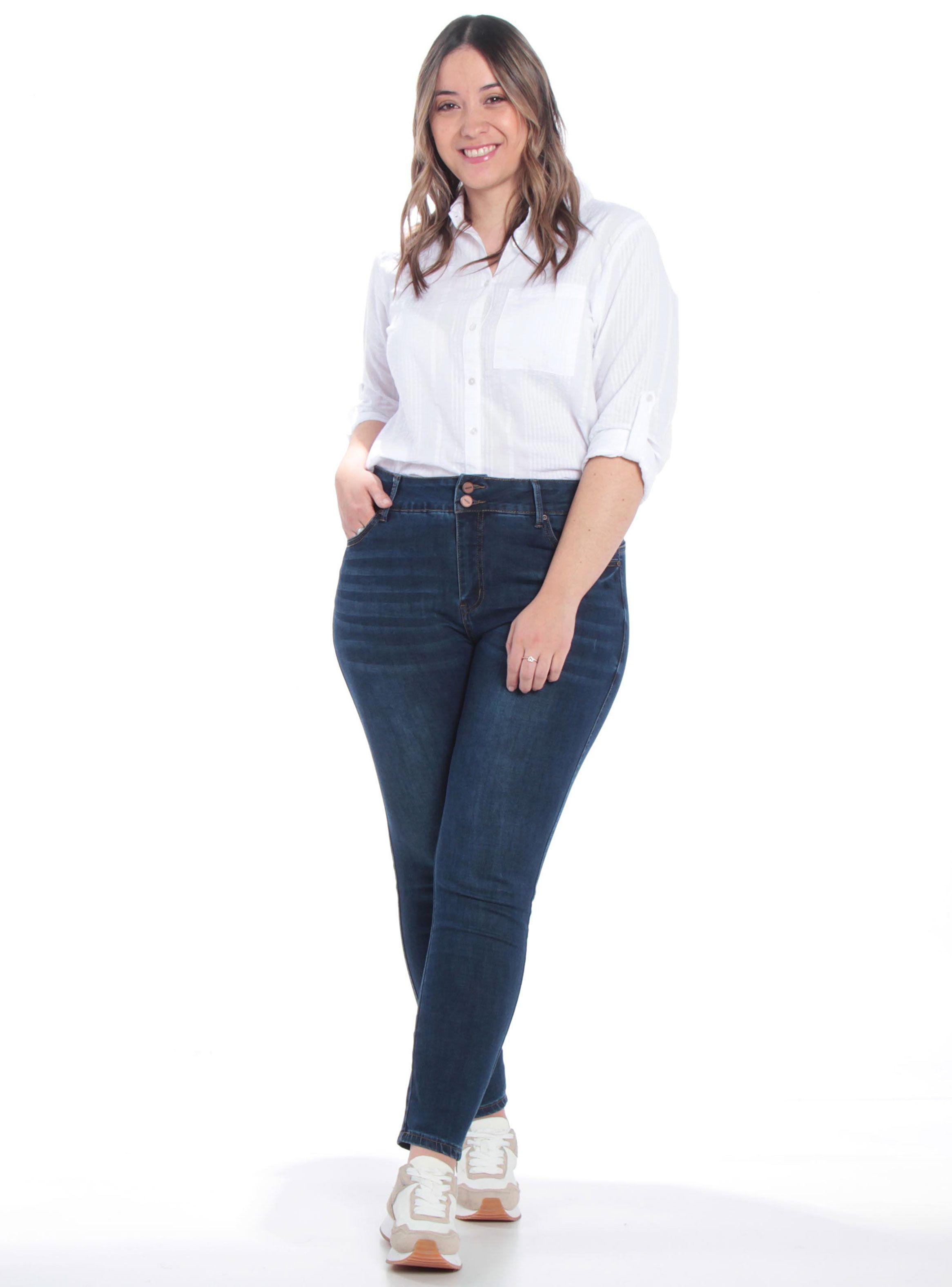 Jeans Pitillo Dos Botónes-3