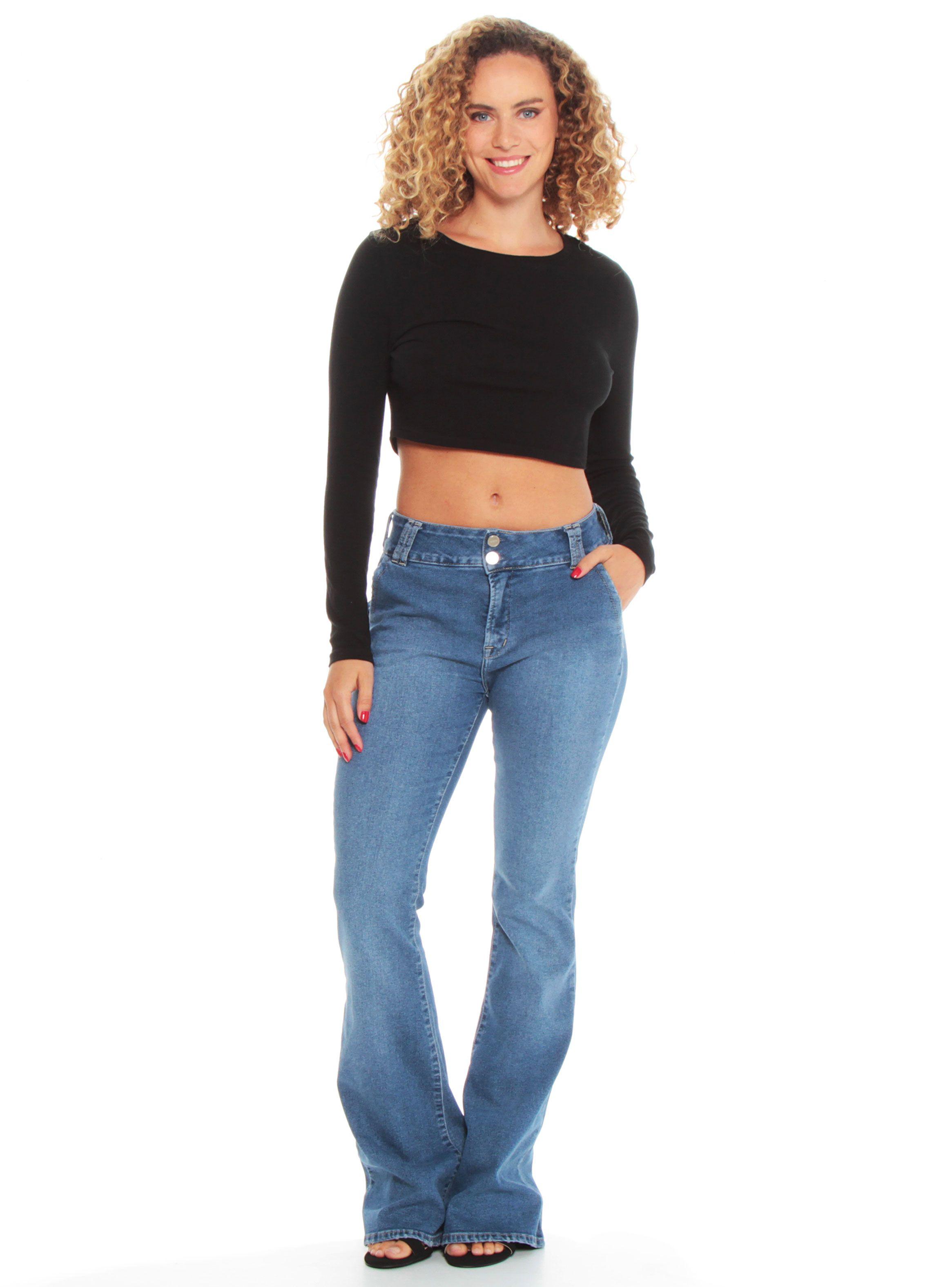 Jeans Flare Bolsillo Argentino-3