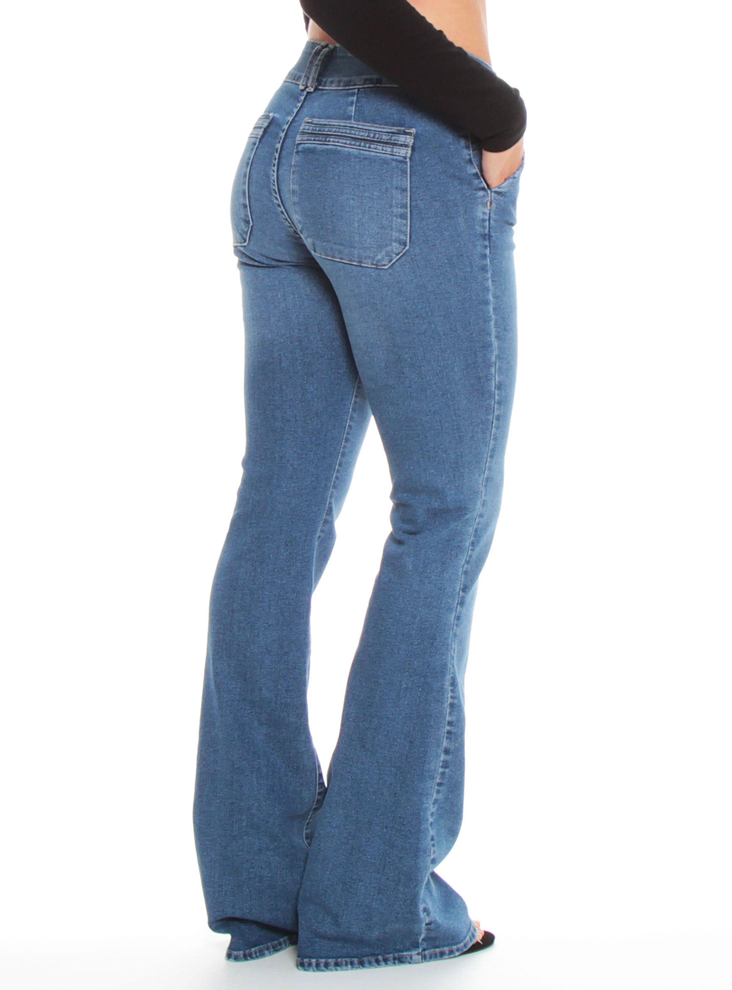 Jeans Flare Bolsillo Argentino-1