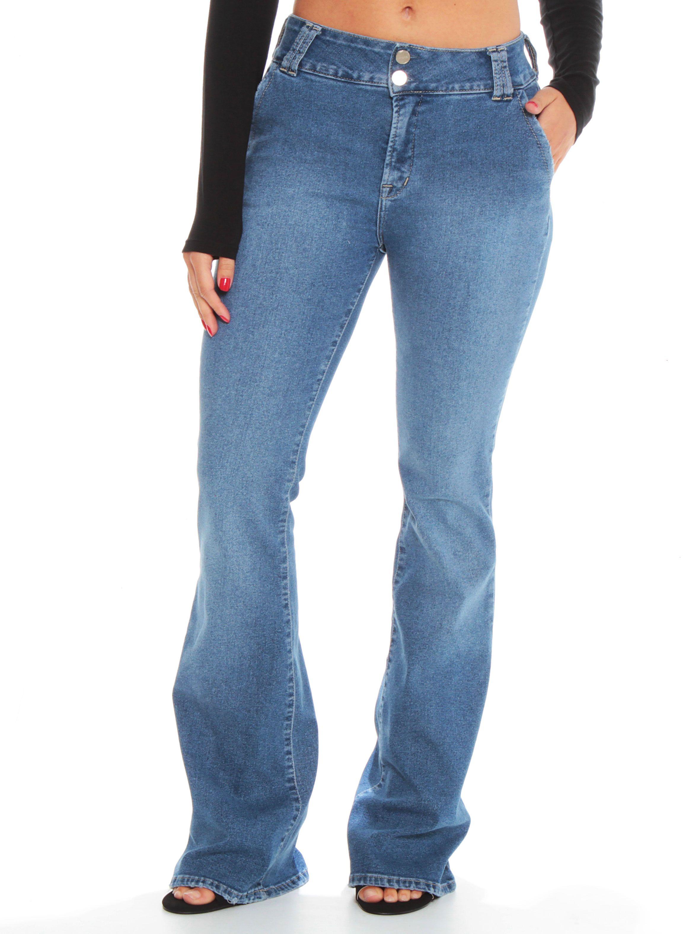 Jeans Flare Bolsillo Argentino-0