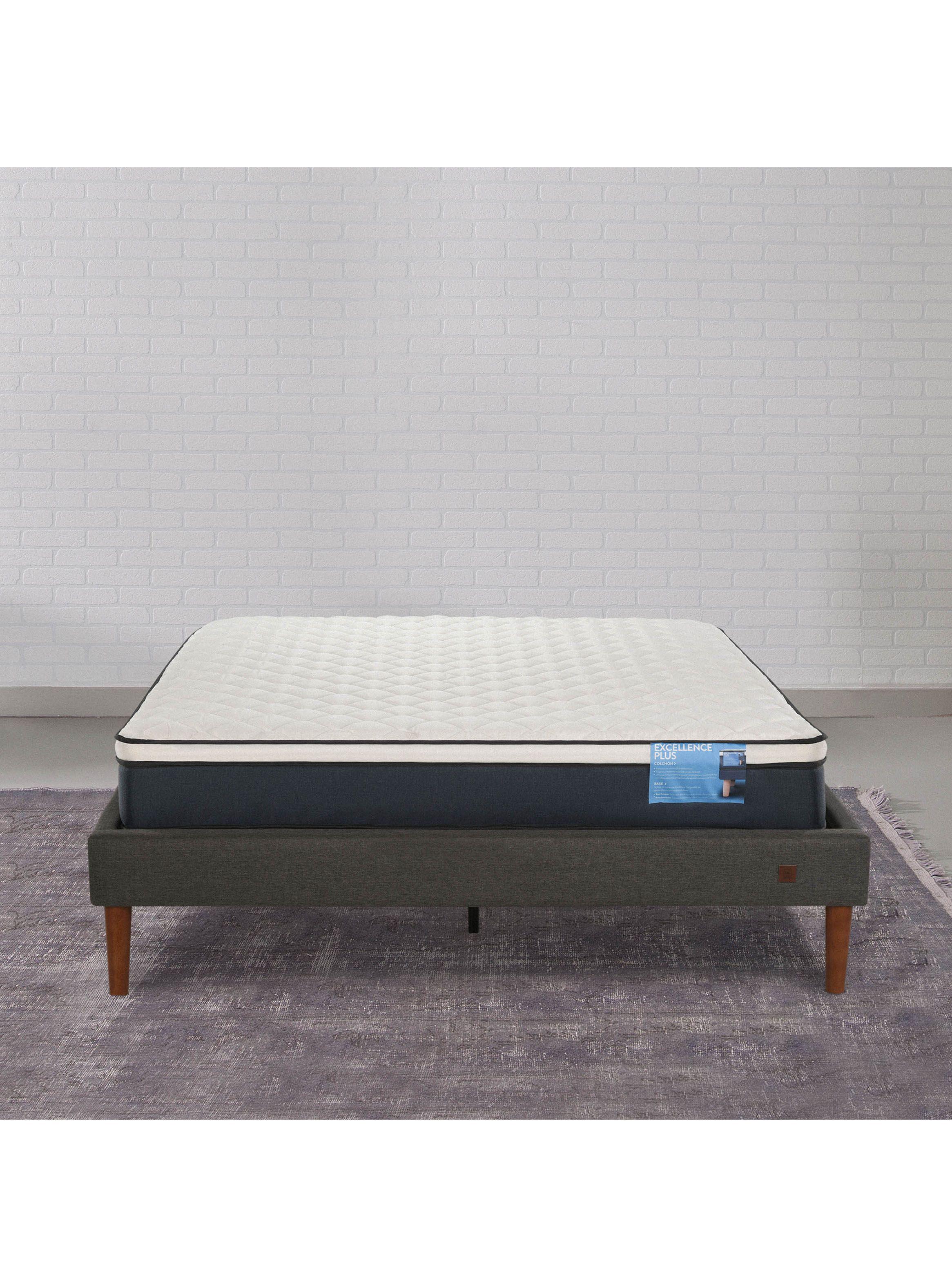 Cama Europea Curve Excellence Plus 2 Plazas N-4