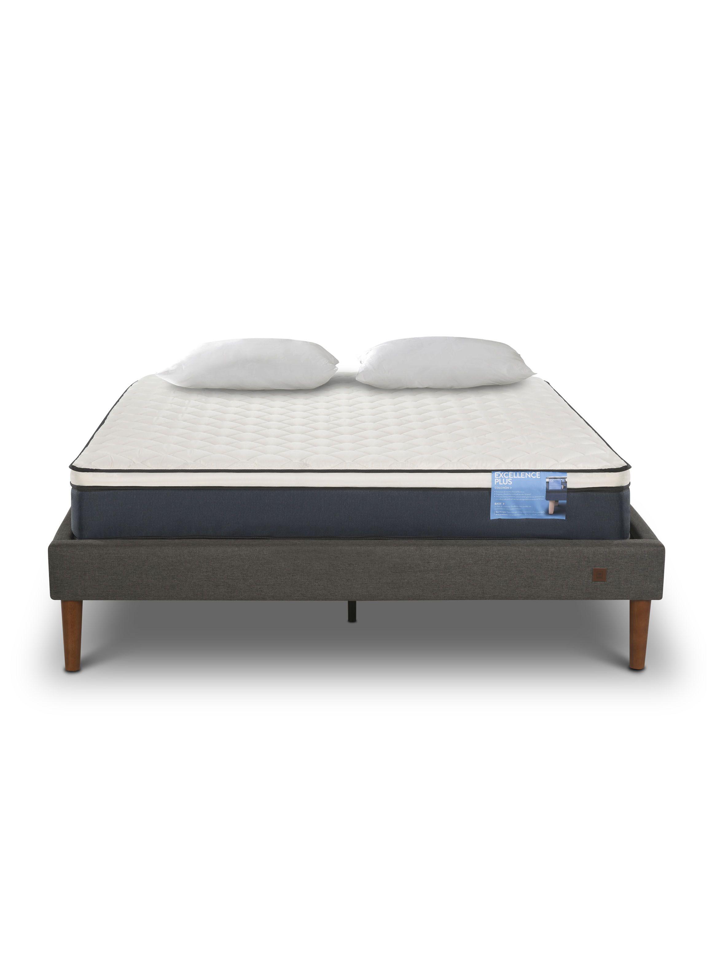 Cama Europea Curve Excellence Plus 2 Plazas Almohada N-2