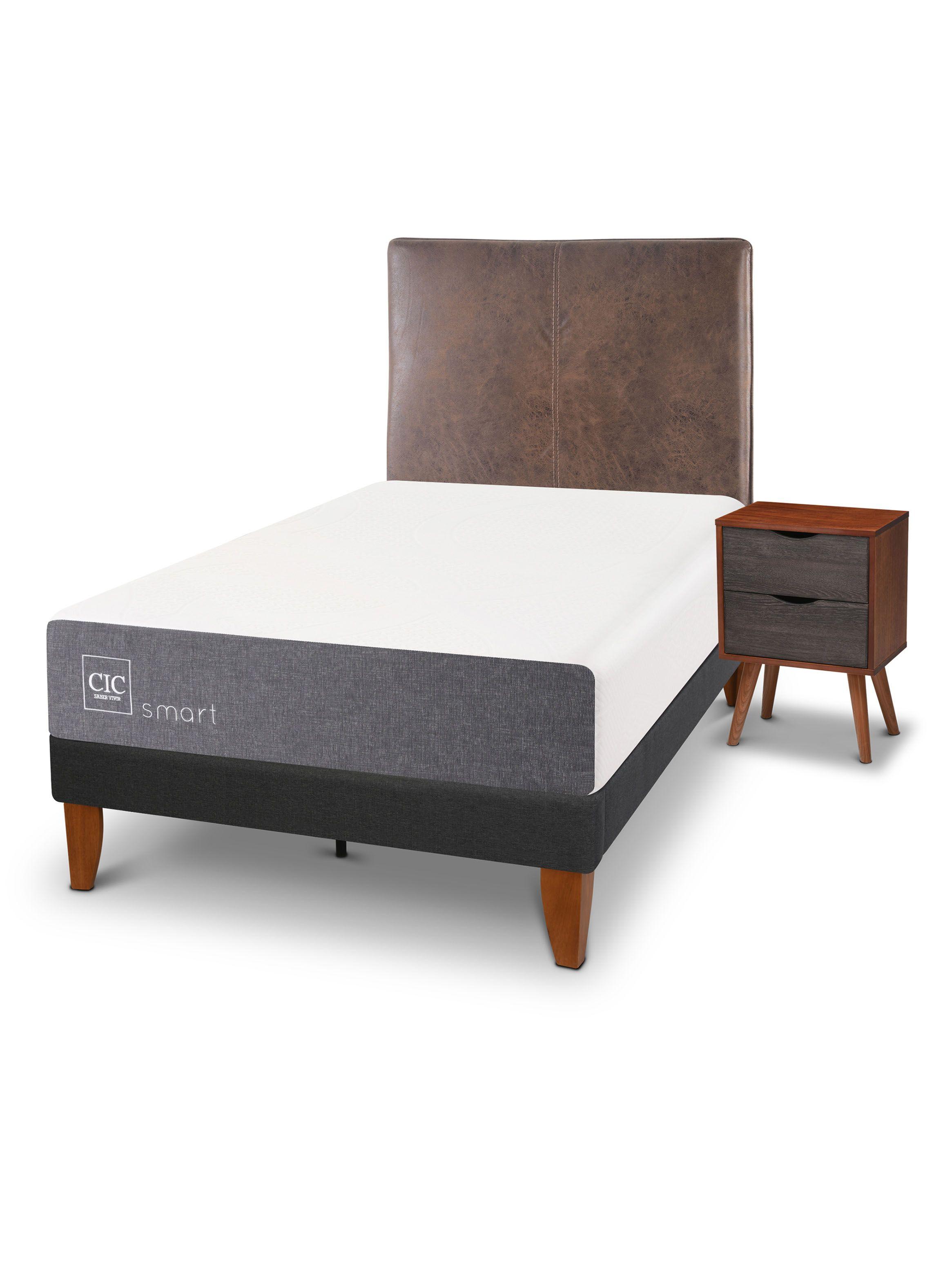 Cama Europea Curve Smart 1.5 Plazas Baker-0