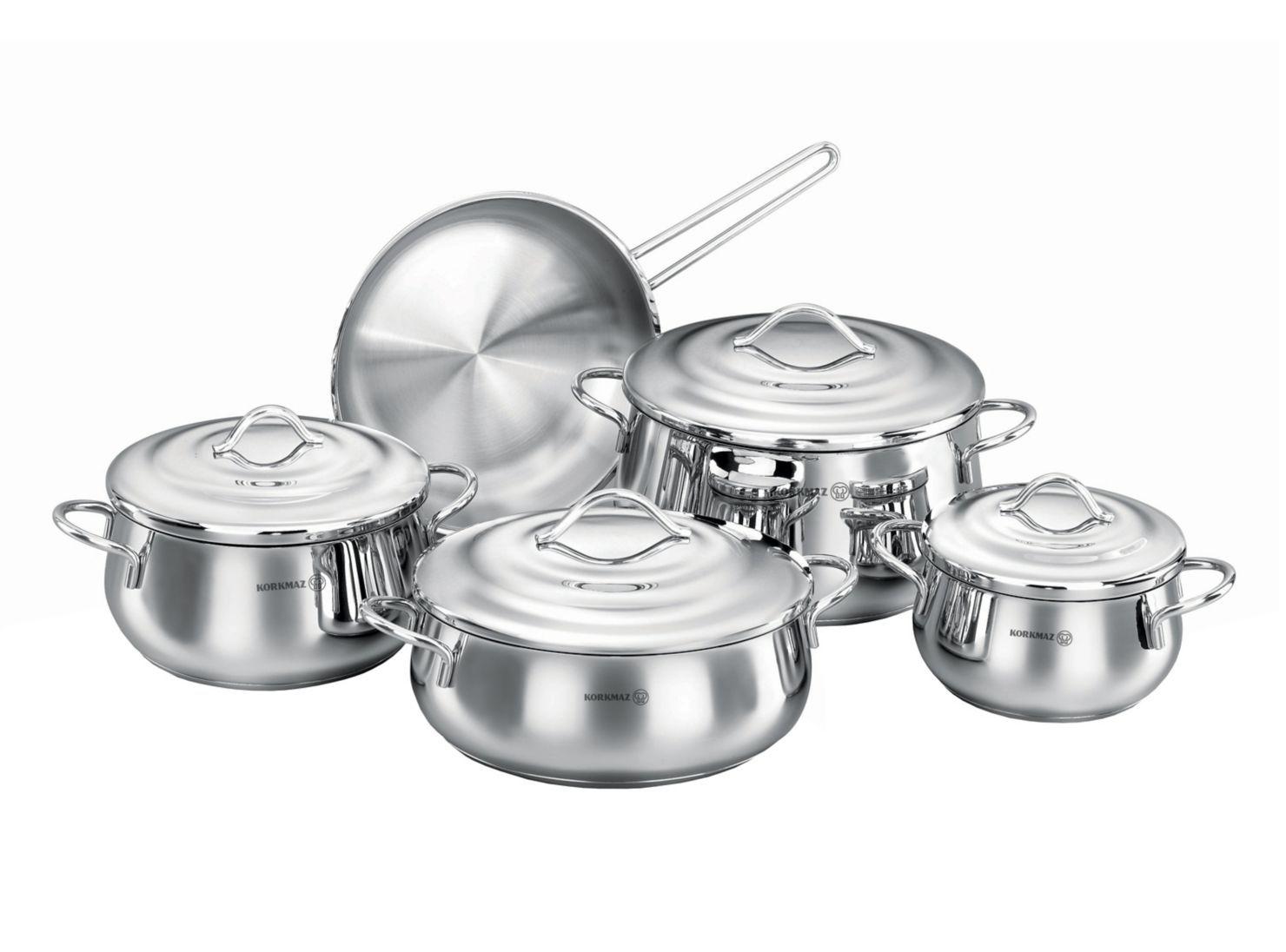Bateria de Cocina Acero Inoxidable 9 Piezas Gala-0