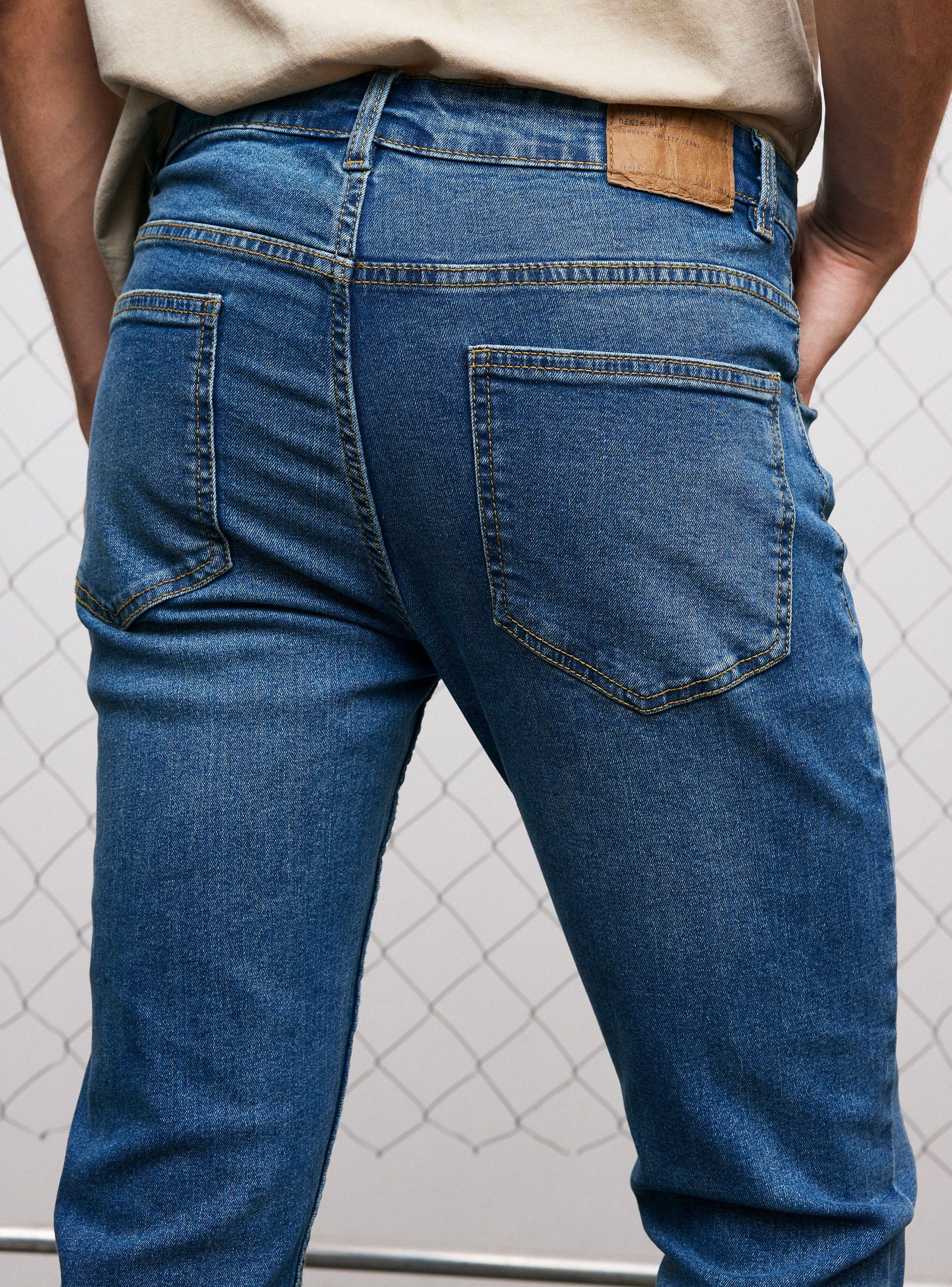 Jeans Cinco Bolsillos Skinny 1 Lavado-3