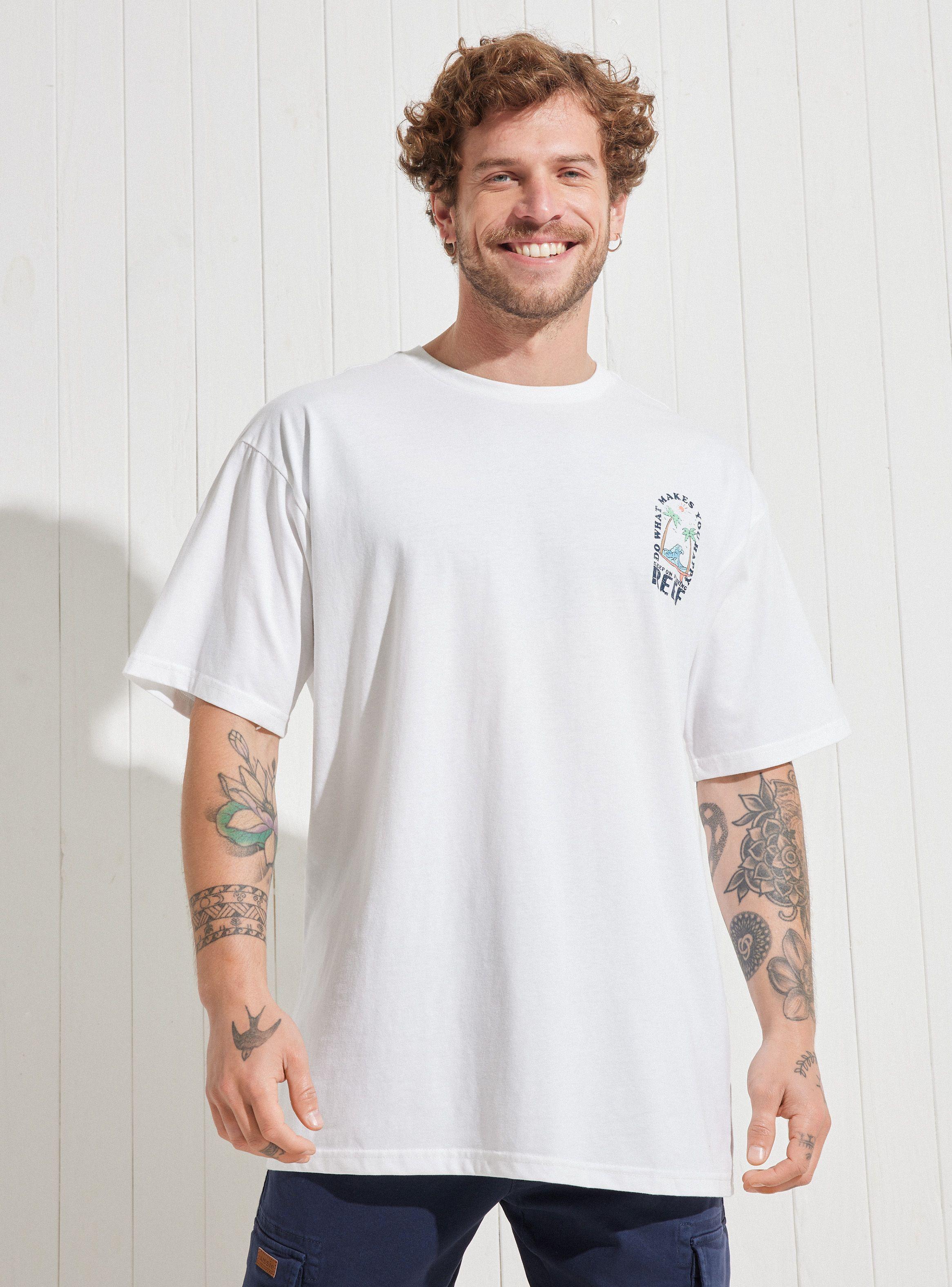 Polera MC Playa Back Print DWMYH-0