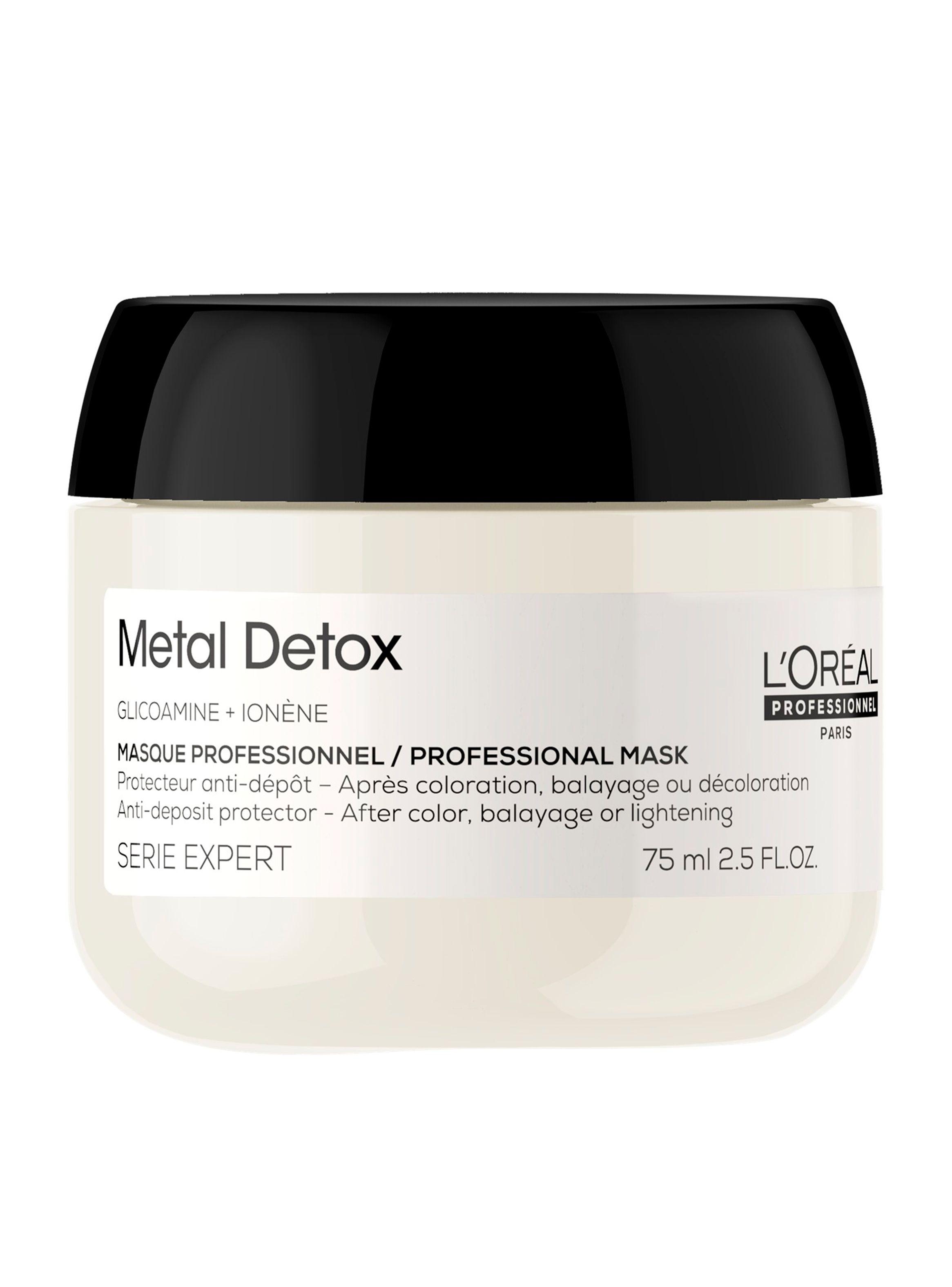 Set Metal Detox Anti-Quiebre Cabello Dañado y con Color Shampoo 300 ml + Máscara 75 ml + Aceite Absolut Repair 30 ml Serie Expert-2