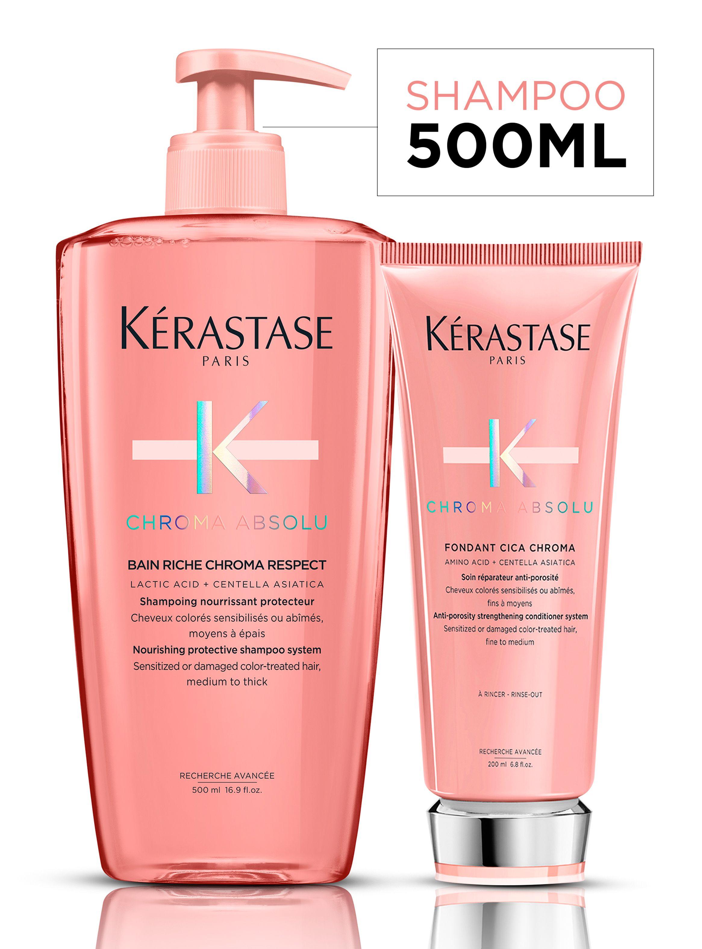 Set Cabello Tinturado Chroma Absolu Shampoo Bain Riche Chroma