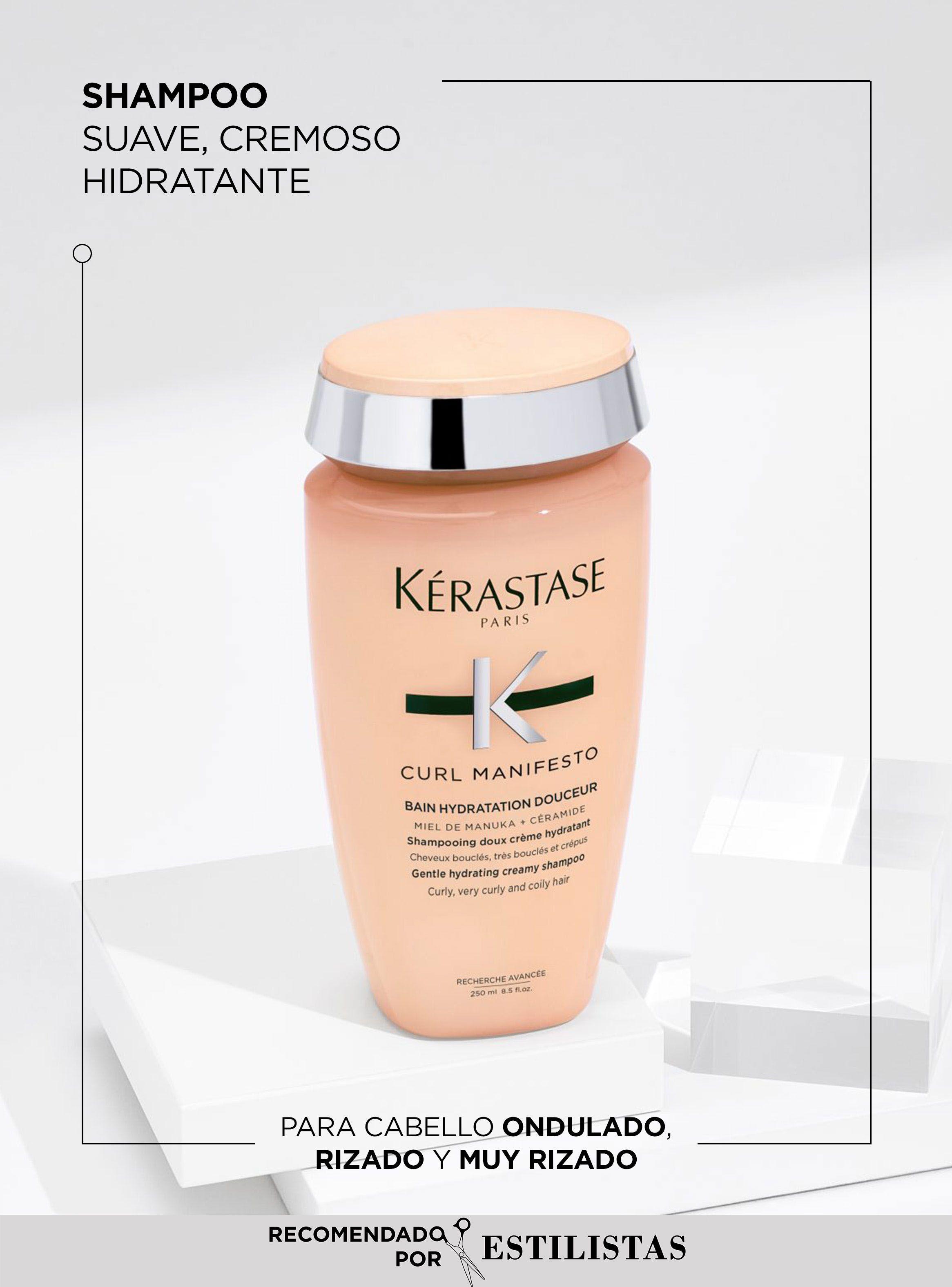 Set Cabello Rizado Curl Manifesto Shampoo Bain Hydratation Douceur 250 ml + Acondicionador Fondant Hydratation Essentielle 250 ml-1