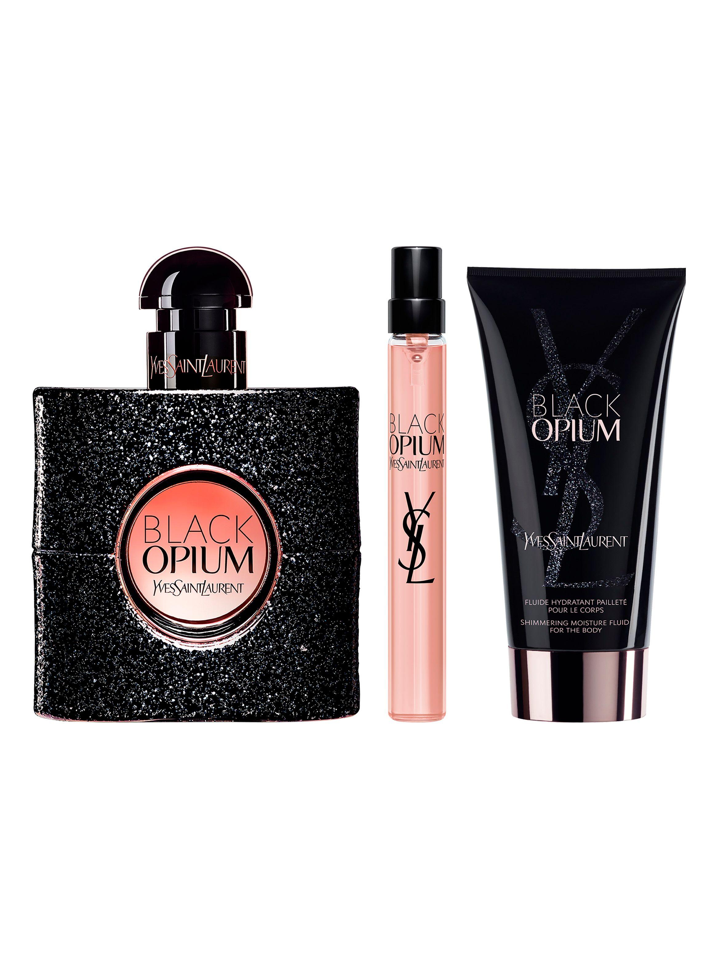Set Perfume Black Opium EDP Mujer 50 ml + Mini 10 ml + Body Lotion 50 ml-0