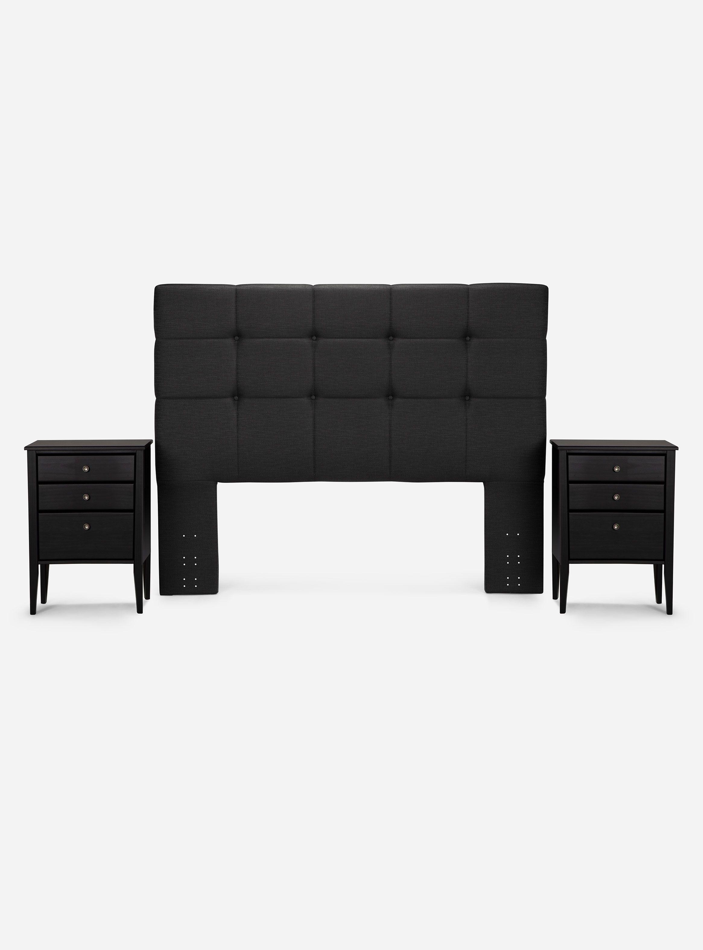 Cama Europea Indie 2 Plazas + Set de Muebles Issey-2