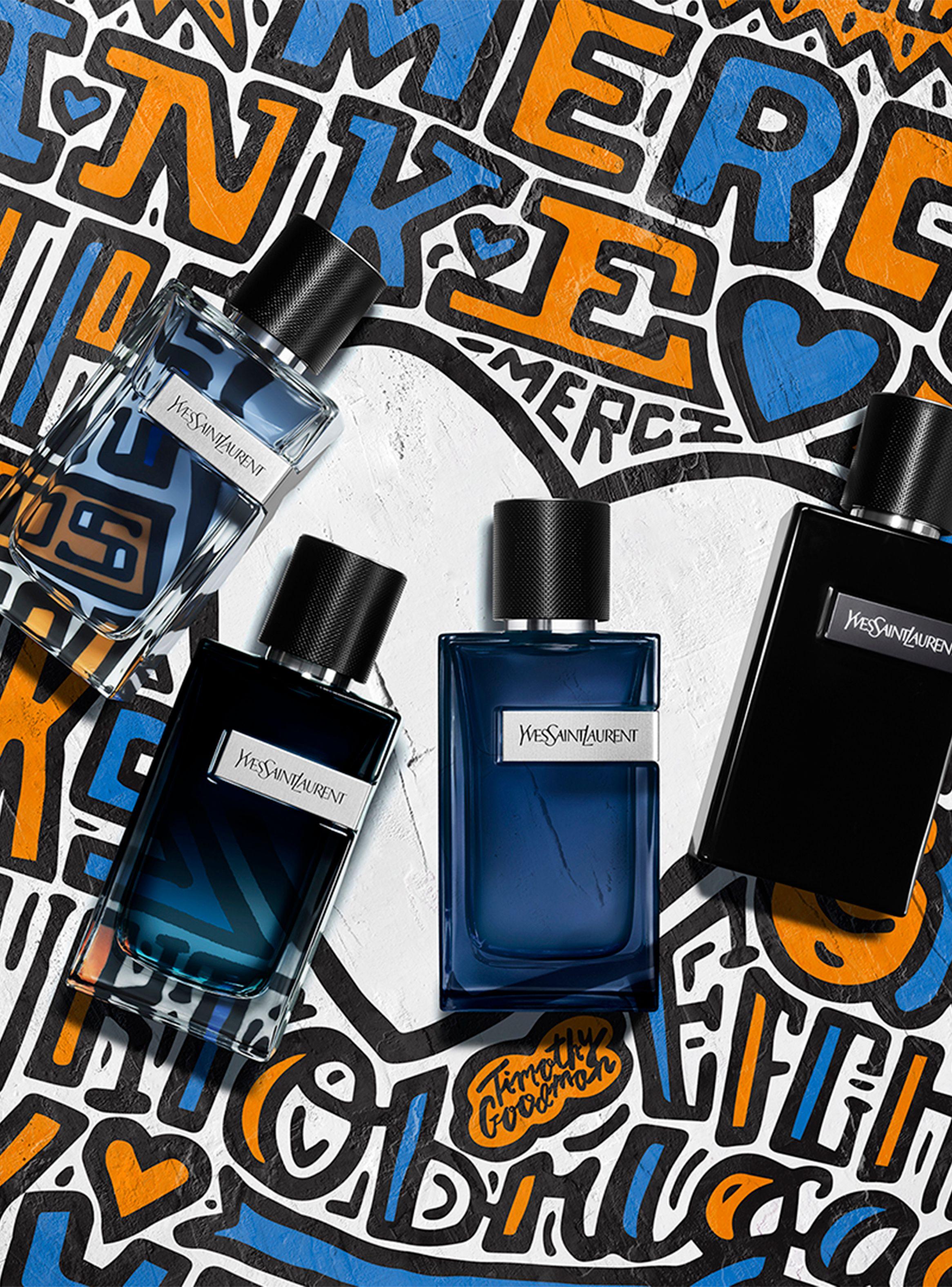 Set Perfume Y Yves Saint Laurent EDP Hombre 100 ml + 10 ml + Shower Gel 50 ml-2